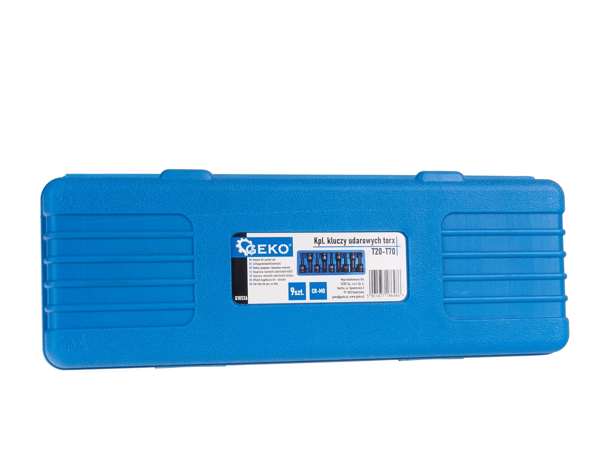 Σετ Torx Κρουστικου Τυπου 1/2 T20-T70 9 Τεμαχια Geko