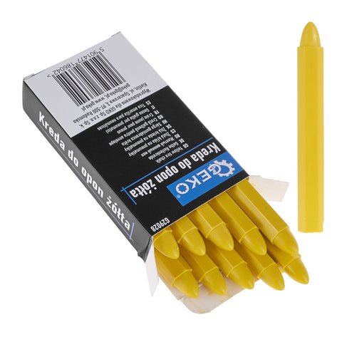 Σετ Κιμωλία Ελαστικών Κίτρινη 12x110mm