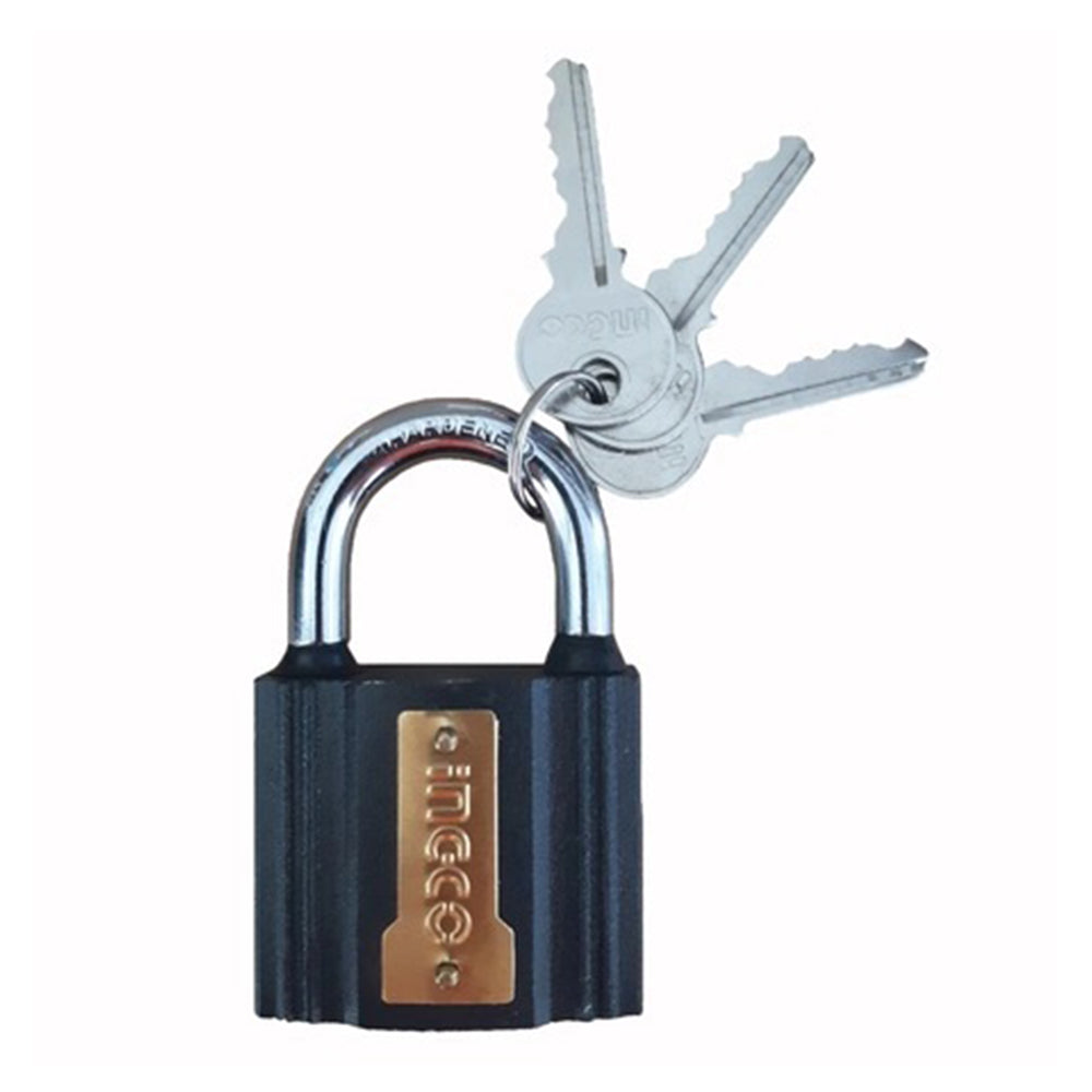 Ingco Ατσάλινο Λουκέτο Πέταλο Με Κλειδί 60Mm