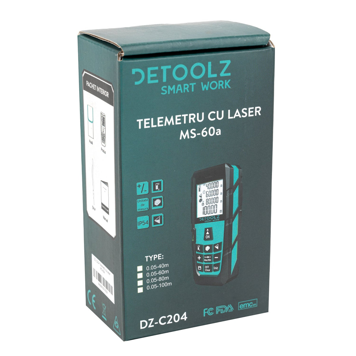 Λειζερ Τηλεμετρο 0-60M Ms-60A Detoolz