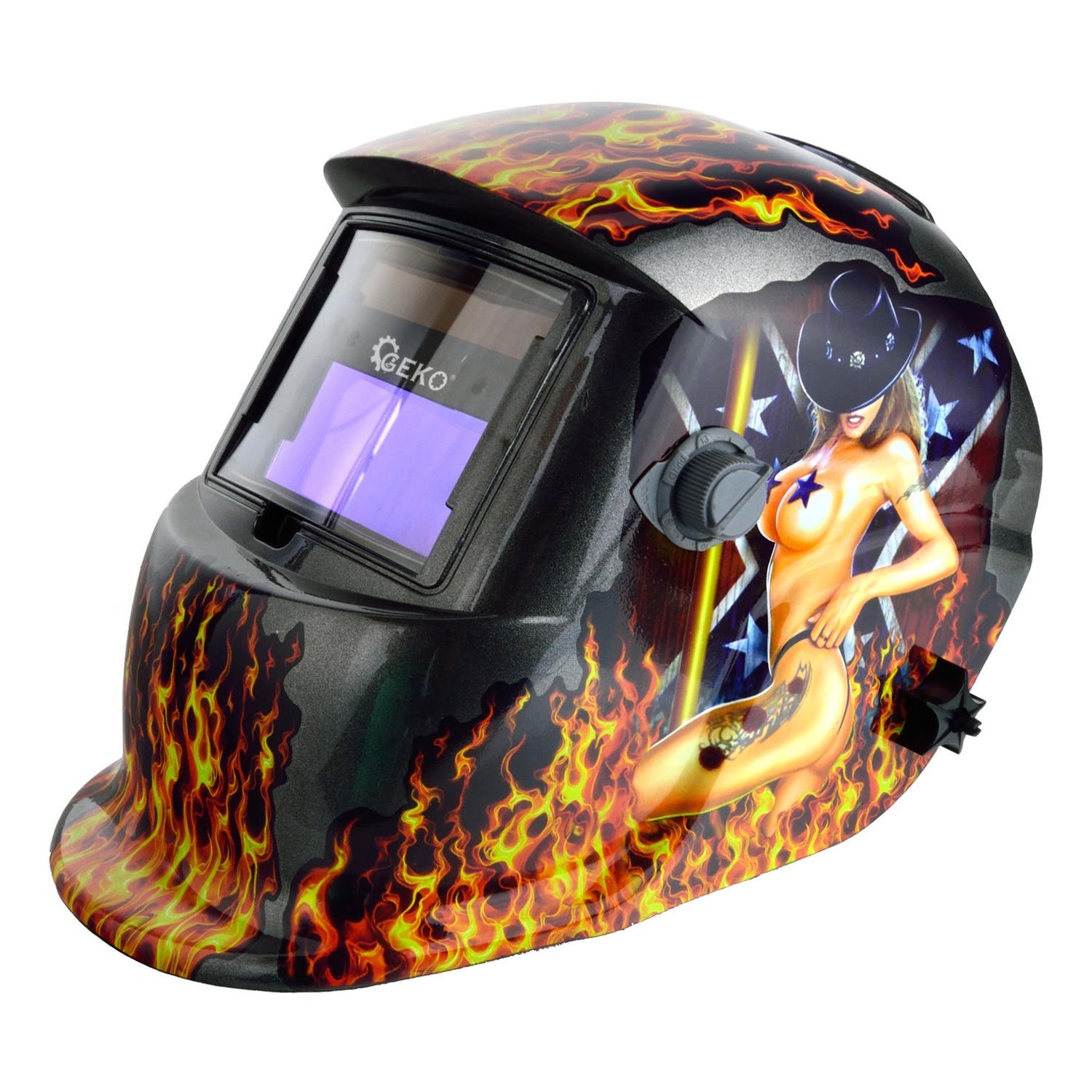 Μάσκα Συγκόλλησης Με Αυτόματη Σκίαση Profi Flame