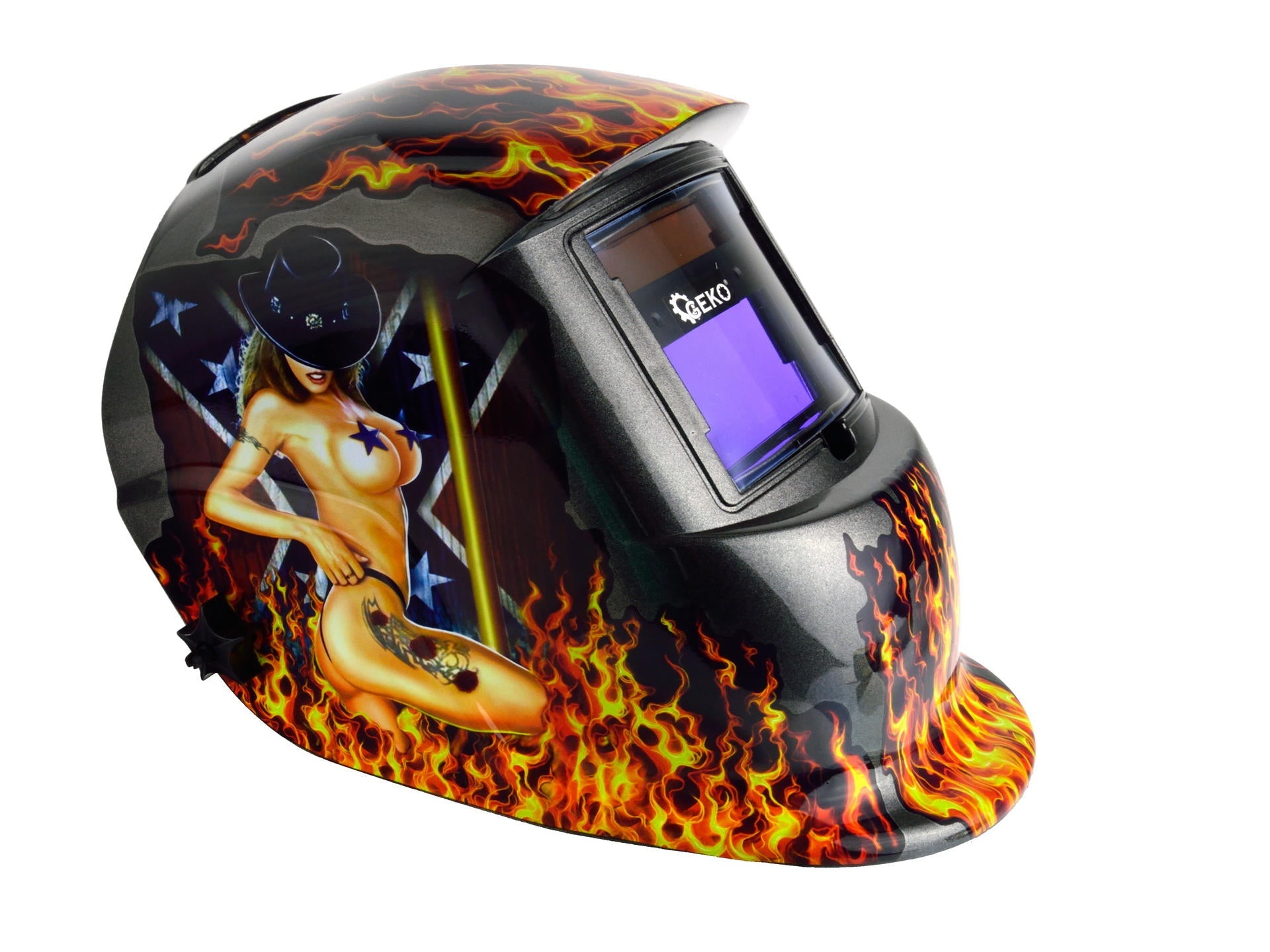 Μάσκα Συγκόλλησης Με Αυτόματη Σκίαση Profi Flame