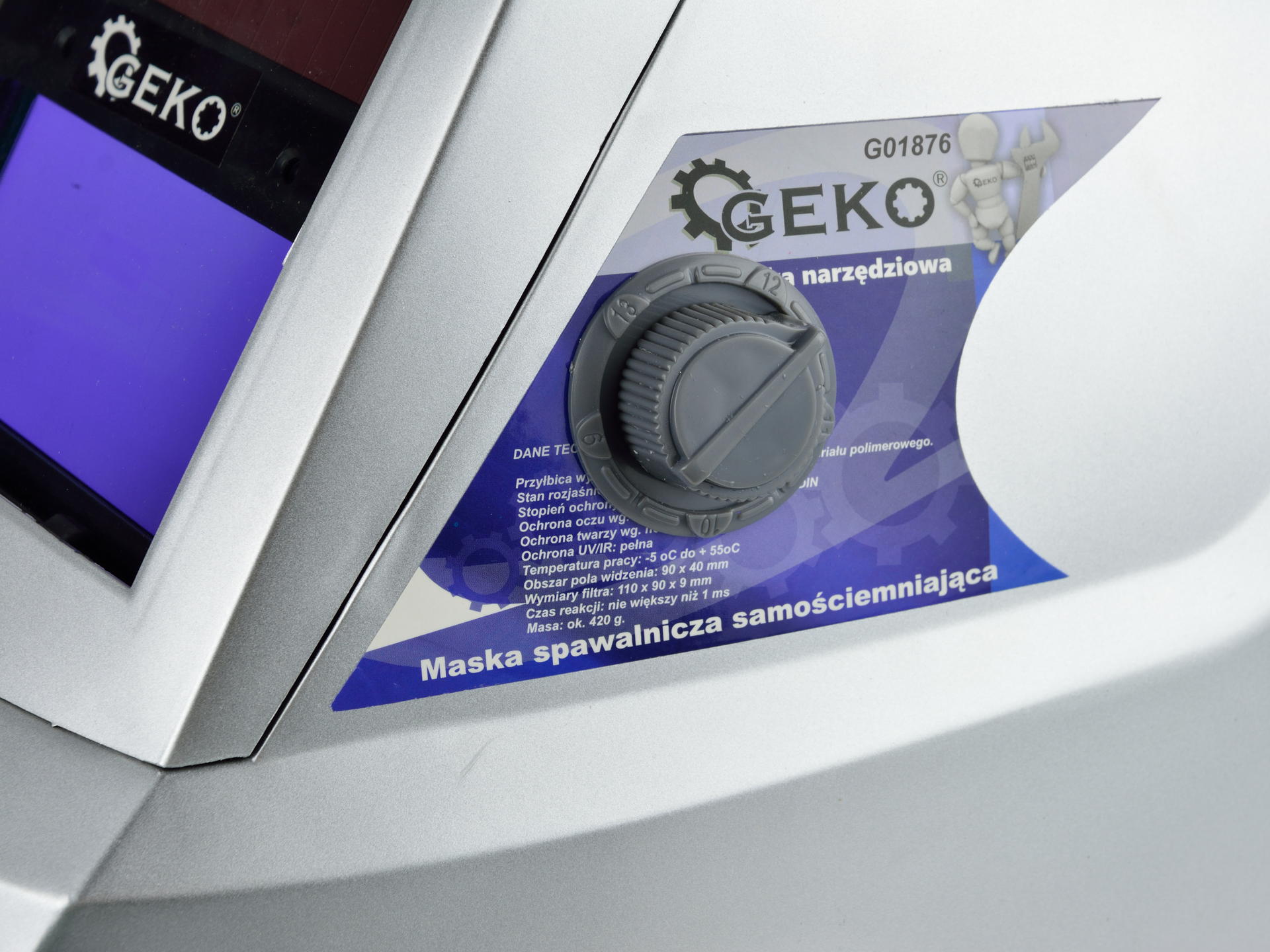 Αυτόματη Μάσκα Συγκόλλησης Με Σκίαση Profi-Grey Geko