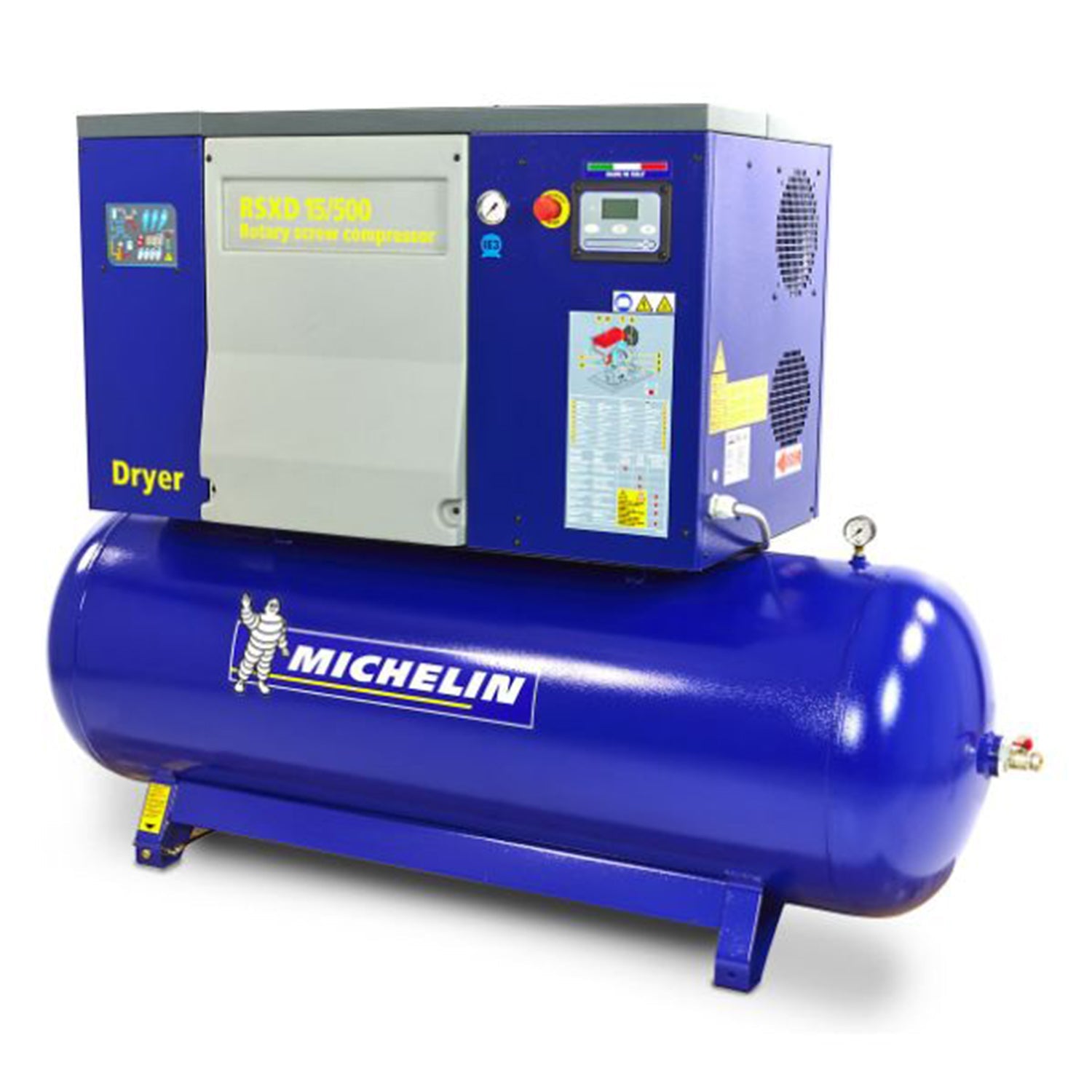 Συμπιεστησ Με Κοχλια Michelin 20Cp 500L Με Αφυγραντηρα Αερα