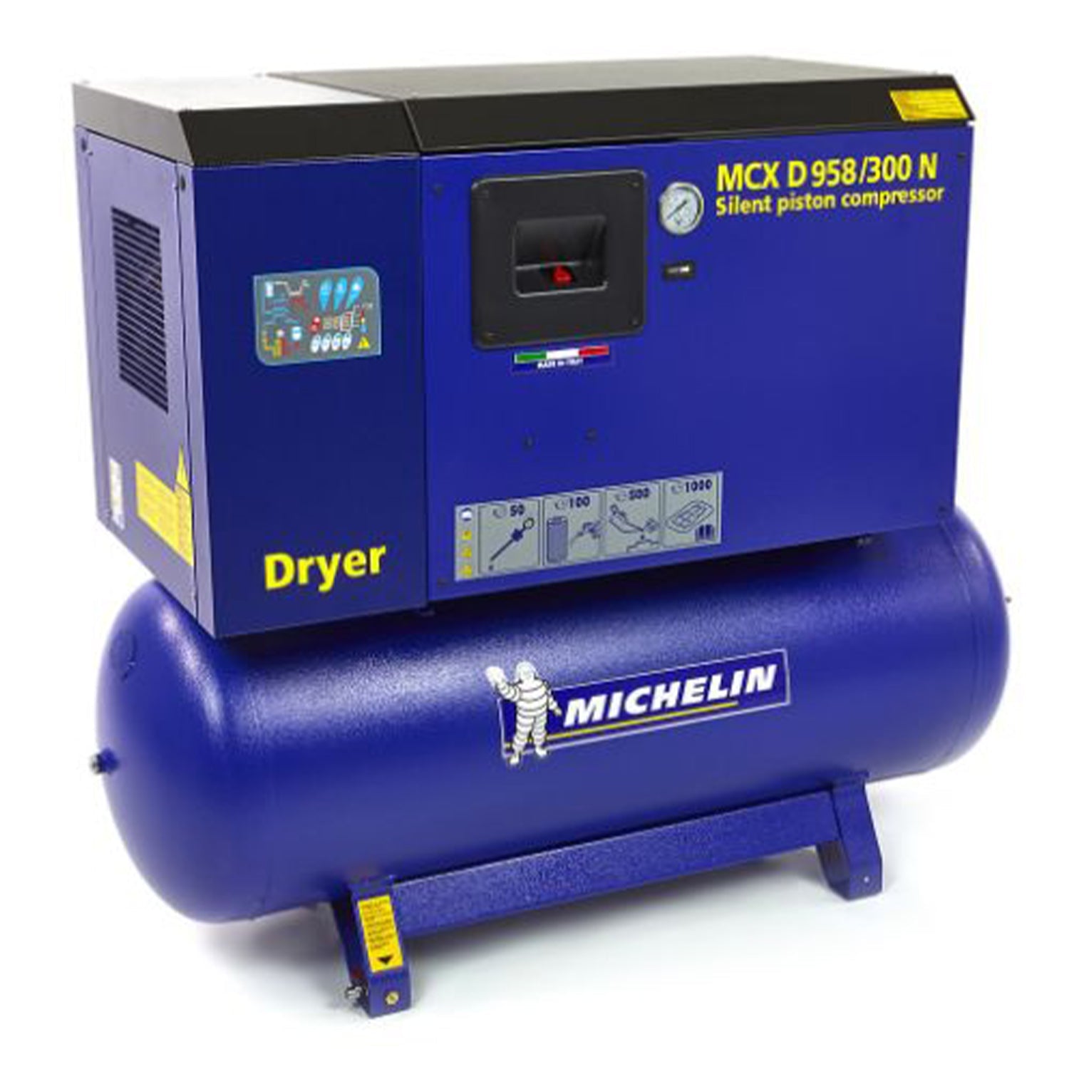 Σιγανοσυμπιεστησ Michelin 270L 5.5Cp Με Αφυγραντηρα Αερα