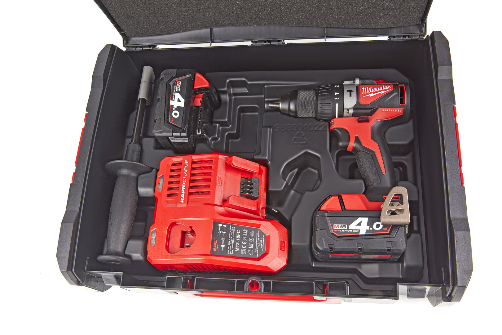 Δραπανοκατσάβιδο 82Nm Με 2 Μπαταρίες 18V 4.0Ah Milwaukee