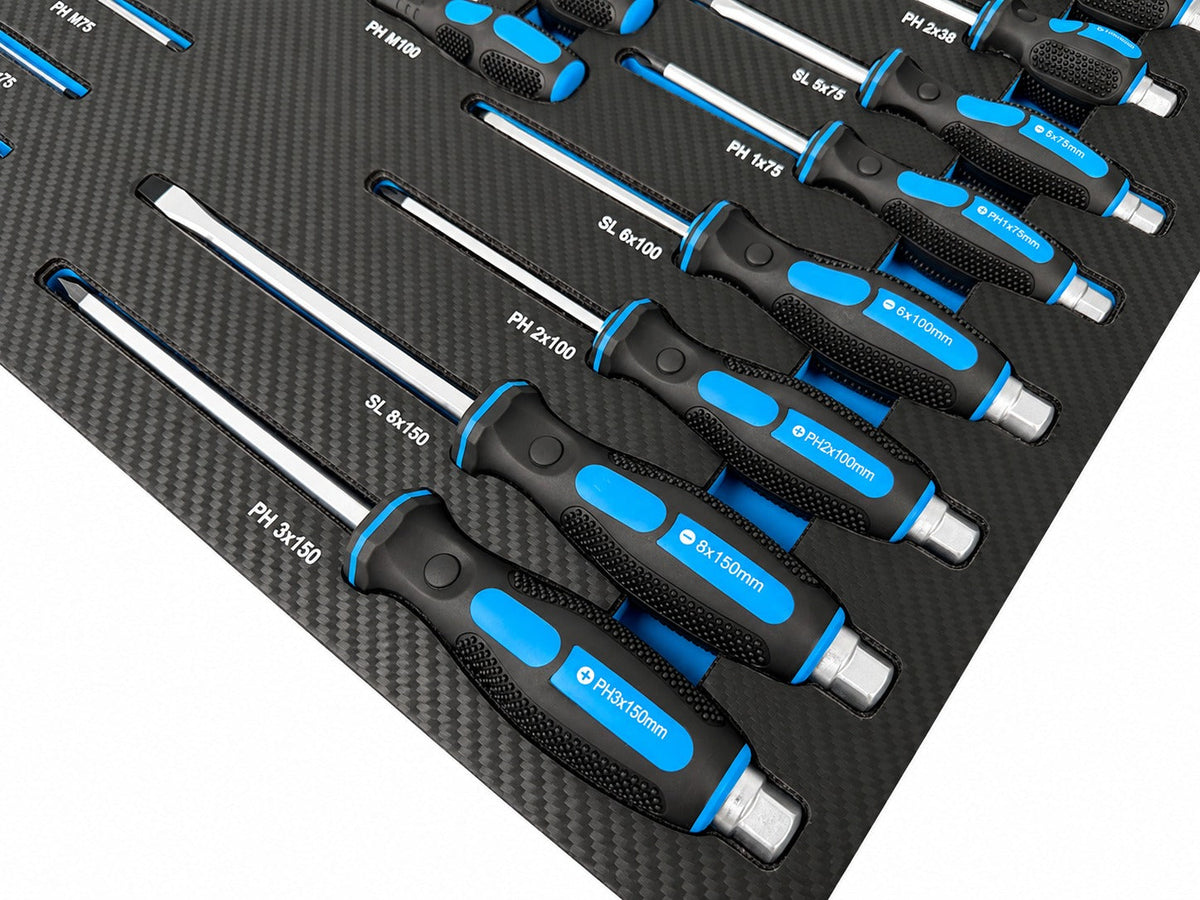 Σετ Κατσαβίδια Με Παξιμάδια Ροπής 21 Τμχ GEBO TOOLS