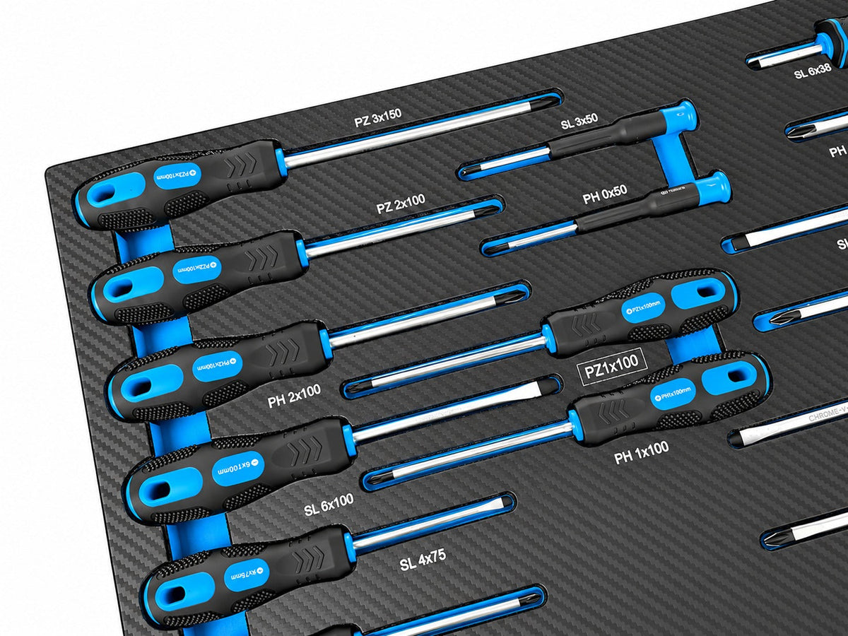 Σετ Κατσαβίδια Με Παξιμάδια Ροπής 21 Τμχ GEBO TOOLS
