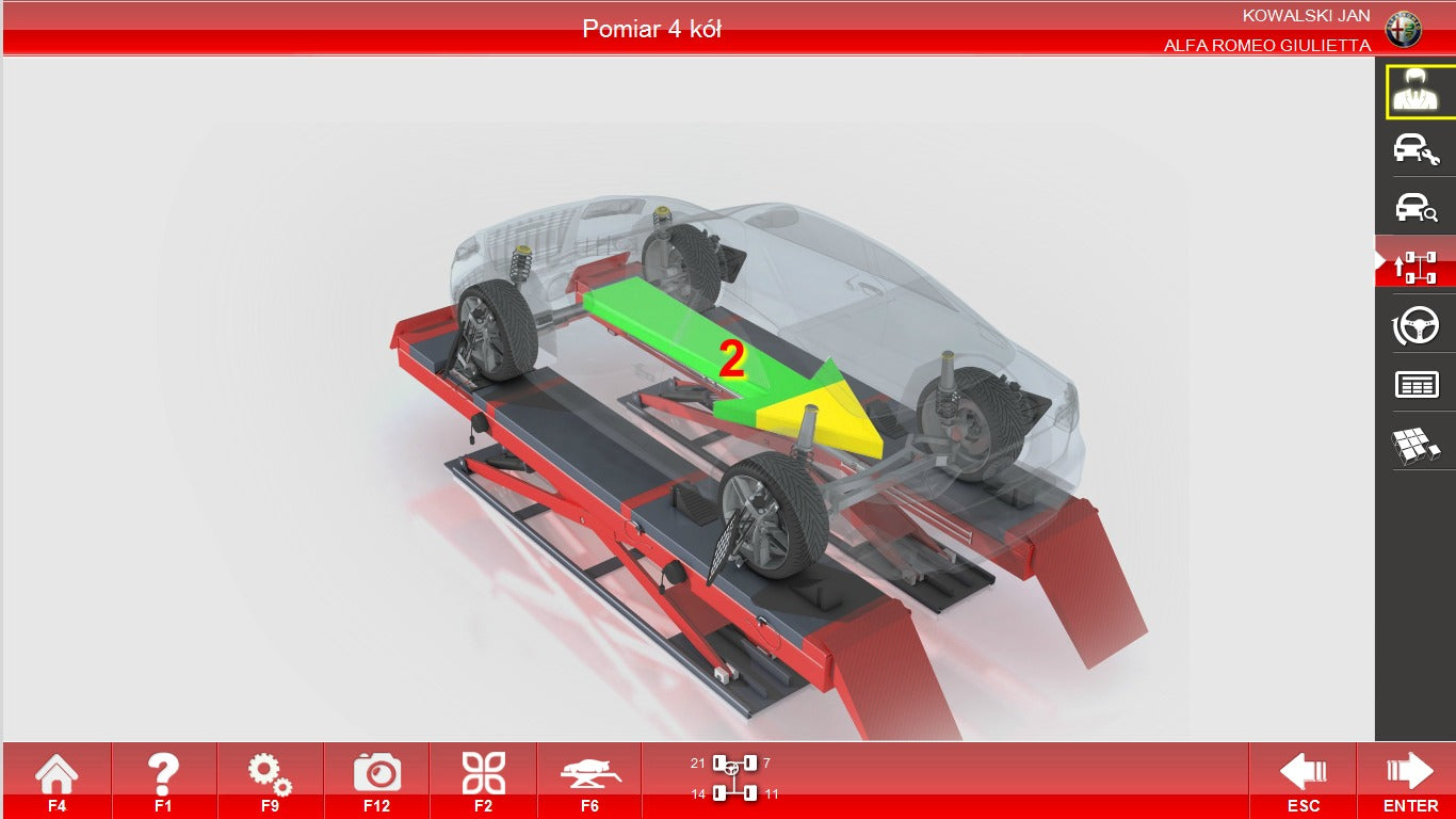 Σύστημα Ευθυγράμμισης Τροχών Αυτοκινήτου 3D