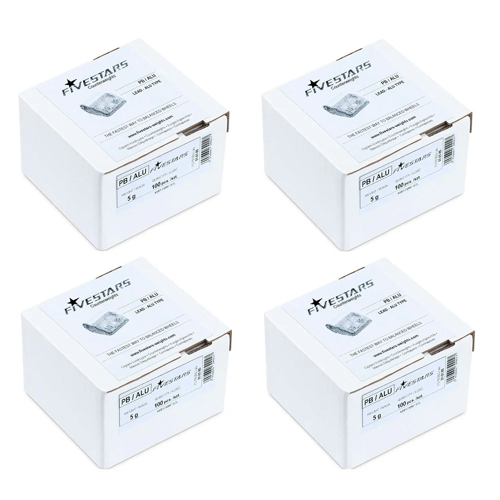 Πακέτο Καρφωτό Αντίβαρο Ζάντας Αλουμίνιου 5gr 400 Τμχ