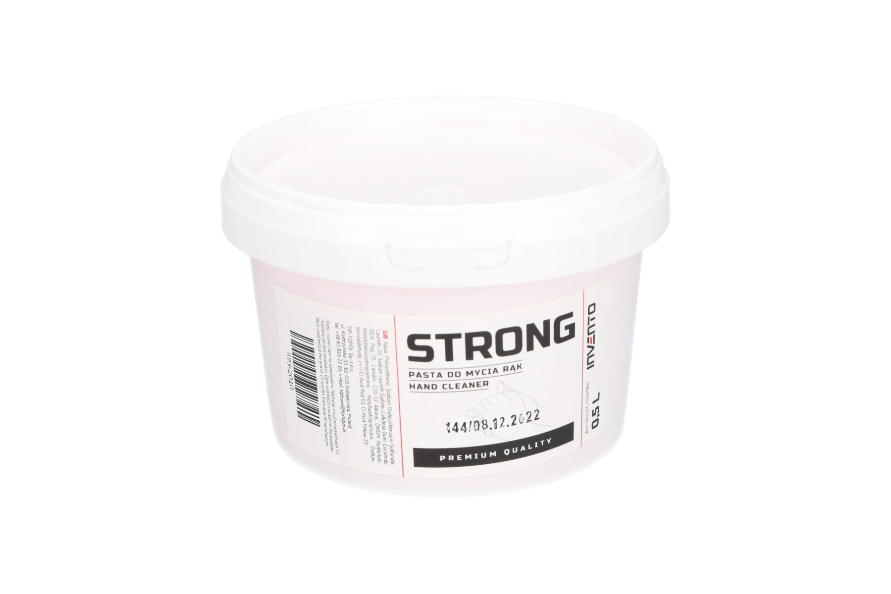 Πάστα Καθαρισμού Χεριών 0.5L STRONG INVENTO