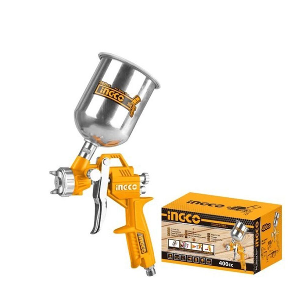 Ingco Asg4041 Πιστόλι Βαφής Αέρος Άνω Δοχείου 1.5Mm