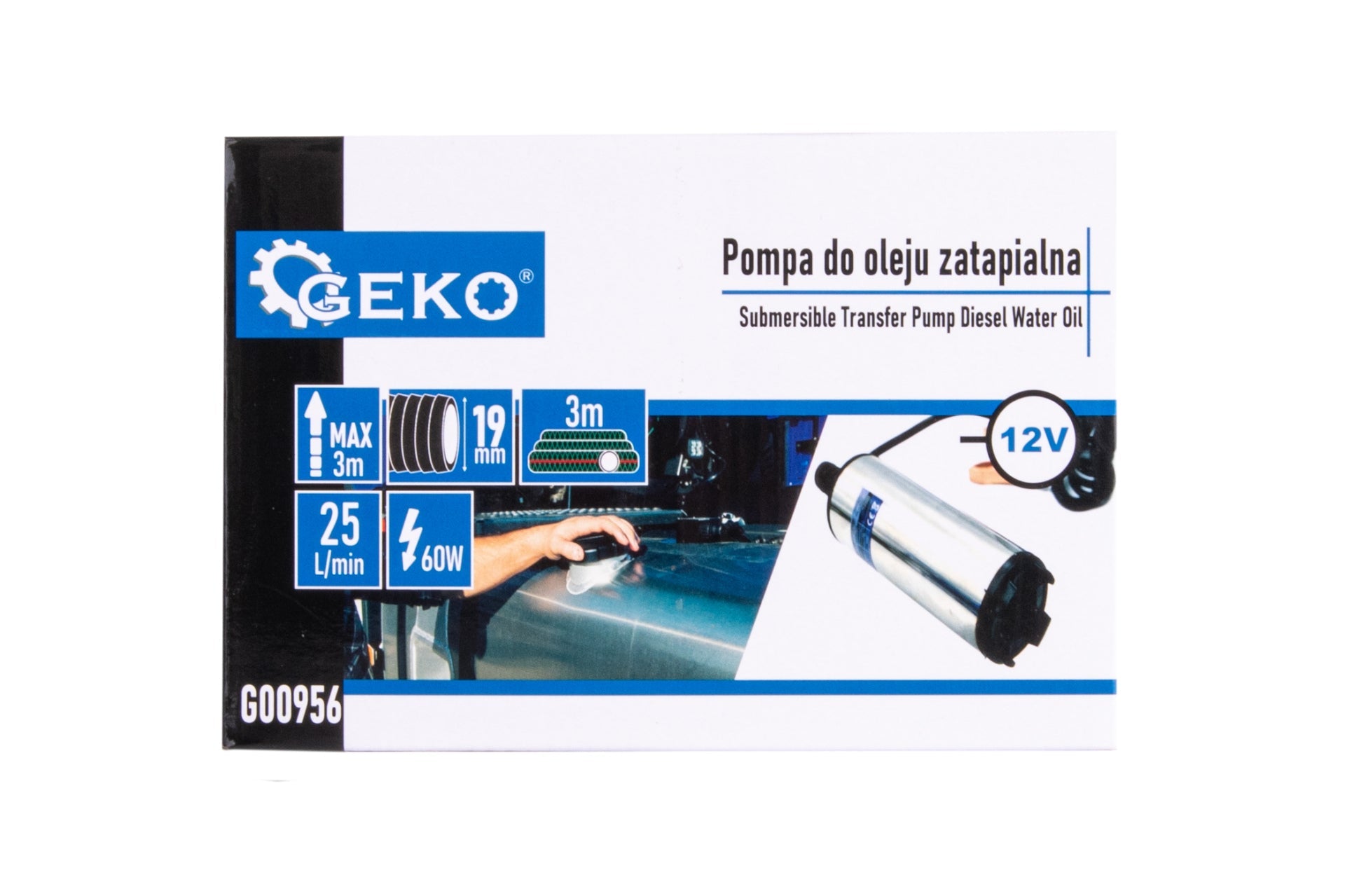 Yποβρυχια Αντλια Μεταφορασ/Μεταγγισησ Καυσιμου/Πετρελaiου, Υγρων/Νερου 12/25V 60W