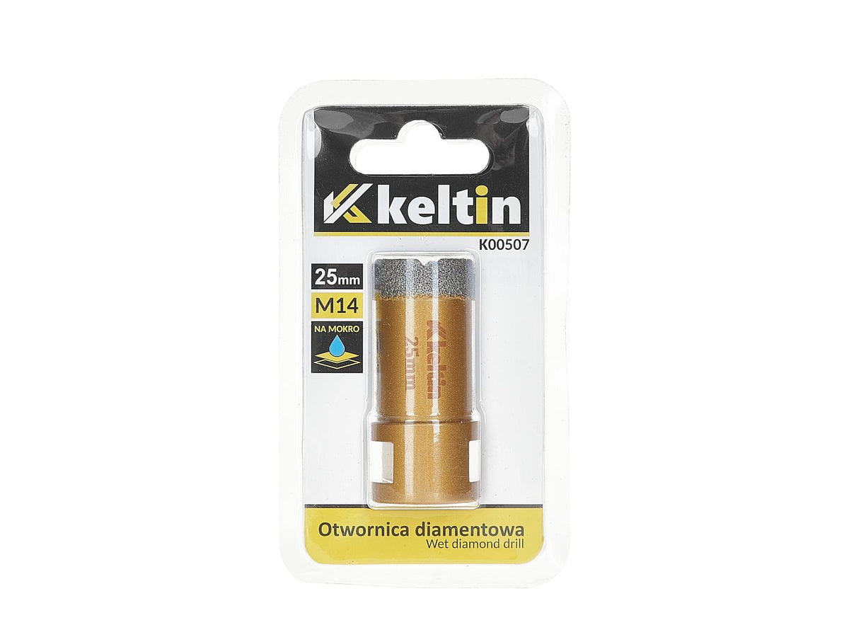 Ποτηροτρύπανο Διαμαντέ 25mm M14 KELTIN