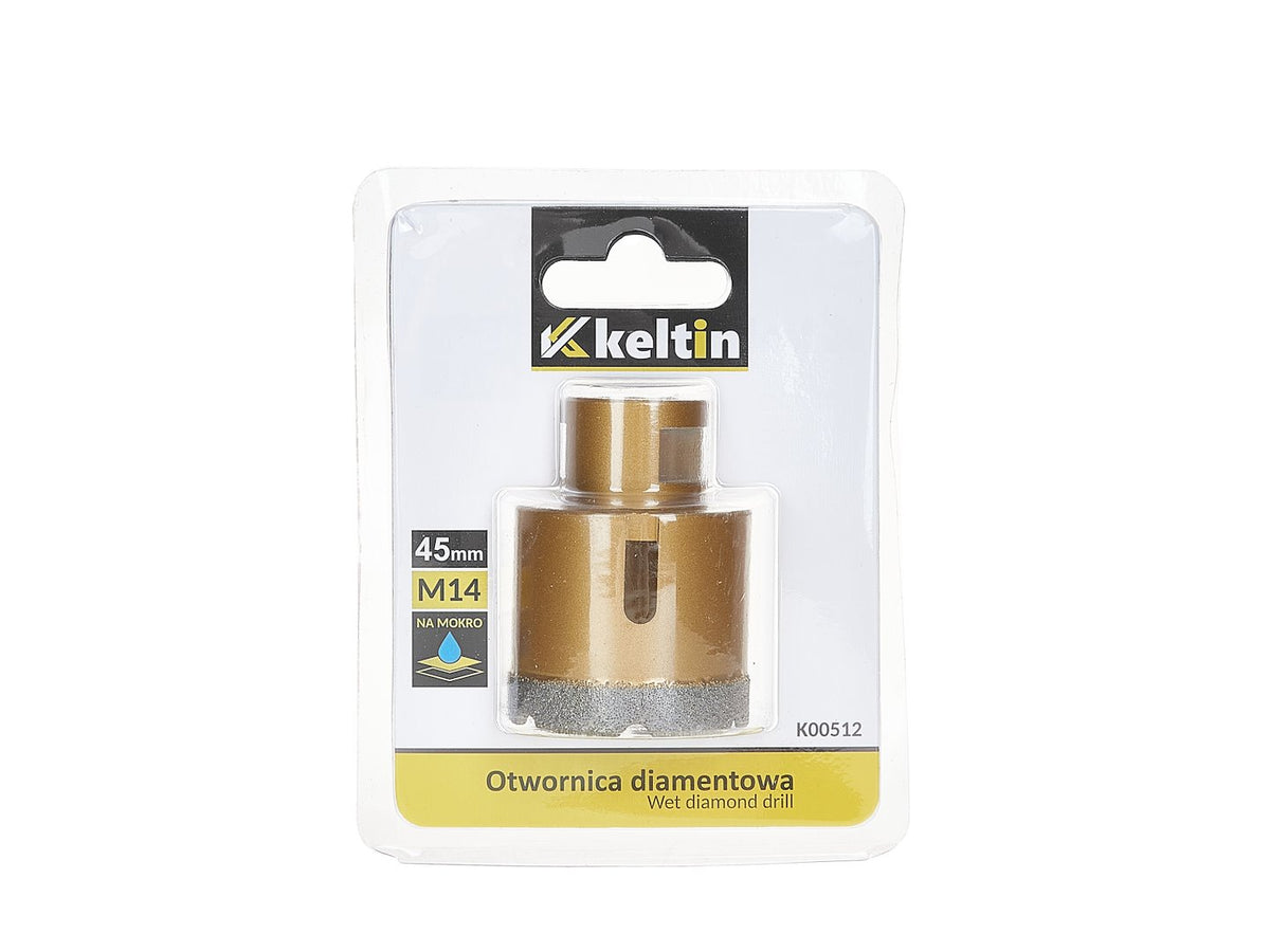 Ποτηροτρύπανο Διαμαντέ 45mm M14 KELTIN