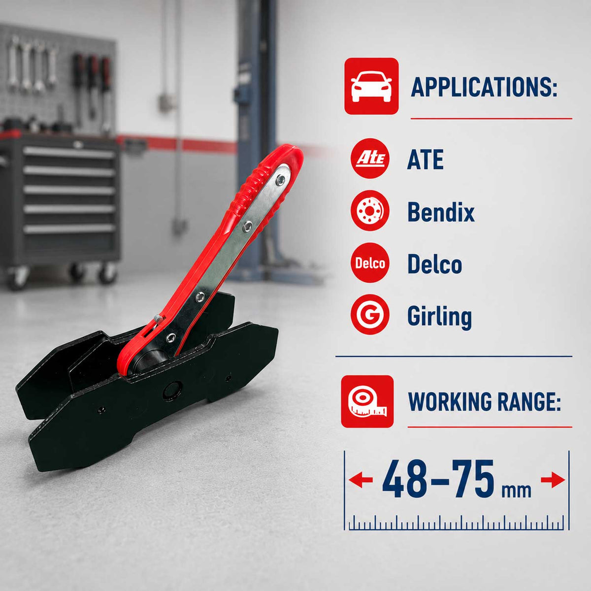 Συμπιεστής Εμβόλων Φρένων GEBO TOOLS