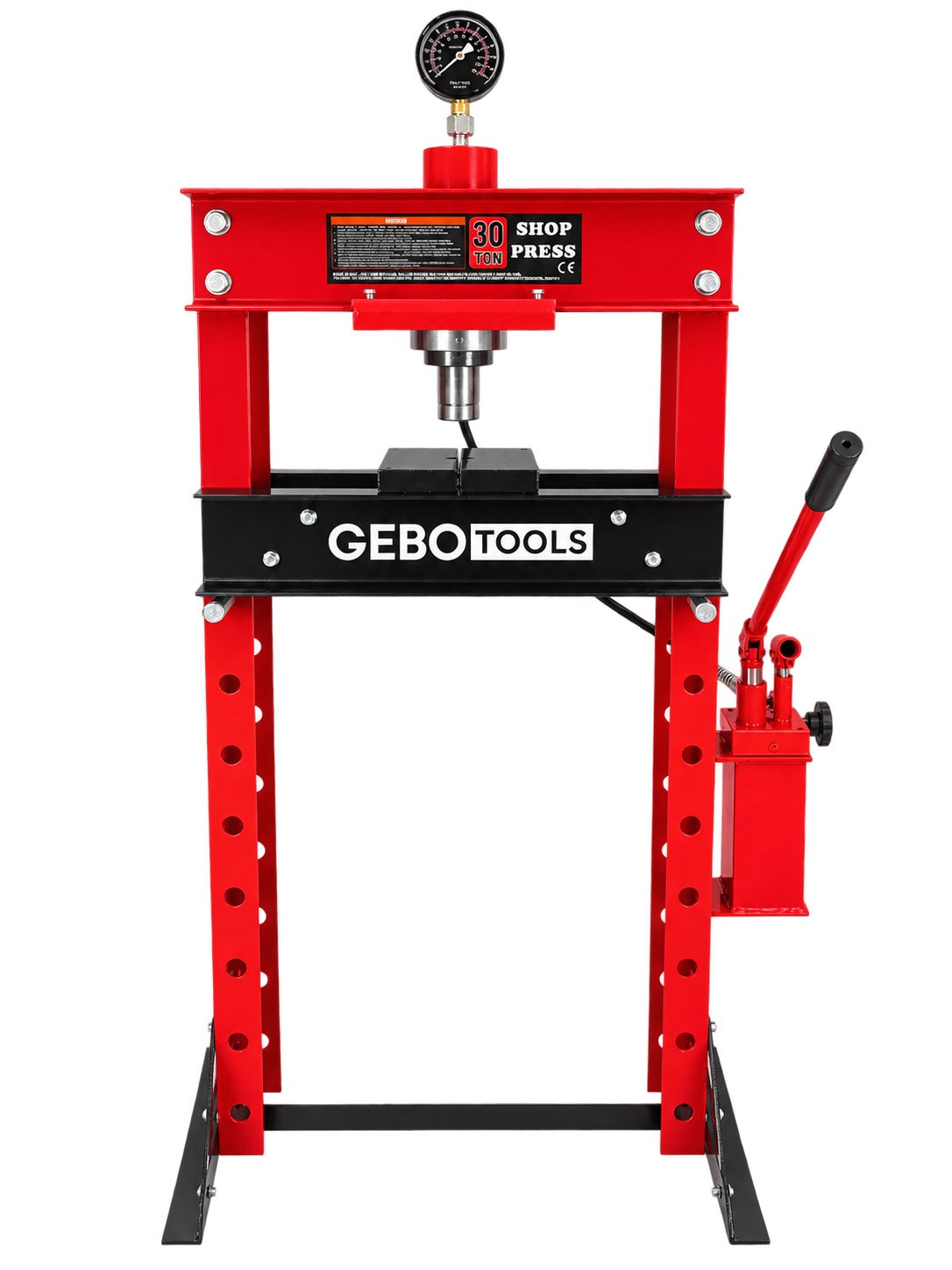 Πρέσα Υδραυλική 30T Διπλής Αντλίας GEBO TOOLS