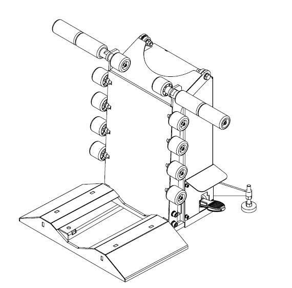 Ανυψωτικό Τροχών Για Μηχανή Ζυγοστάθμισης, 70kg