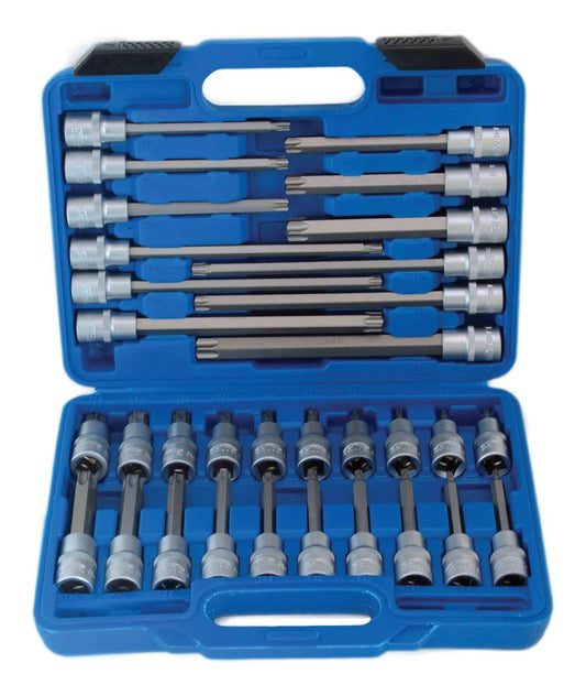 Σετ Μακριών Μπιτ Torx 1/2, 32 Τεμαχίων