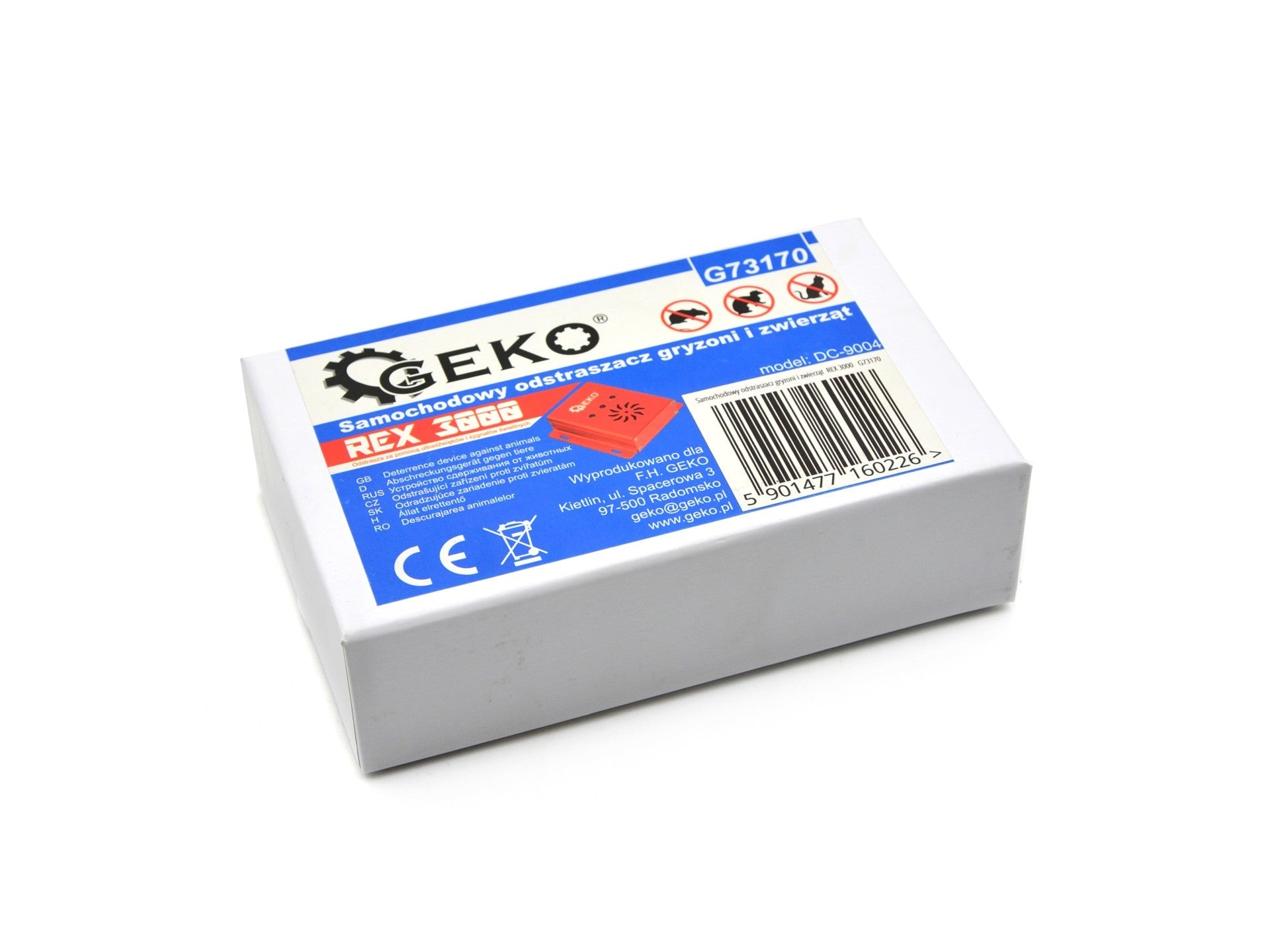 Geko Συσκευή Υπερήχων Απώθησης Τρωκτικών