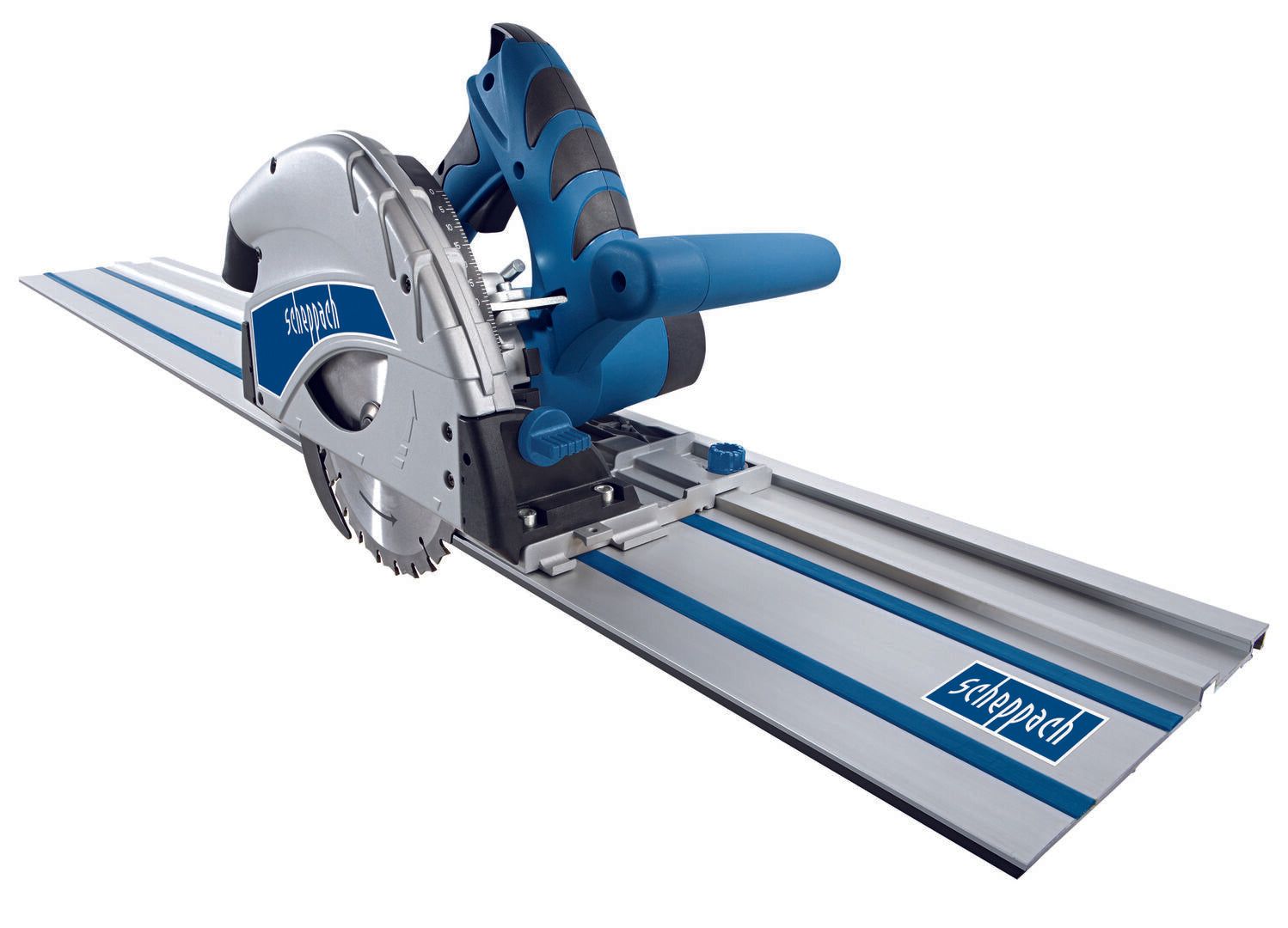 Κυκλικό Πριόνι Με Σύστημα Οδηγού Ράγας 160Mm Pl55 Scheppach