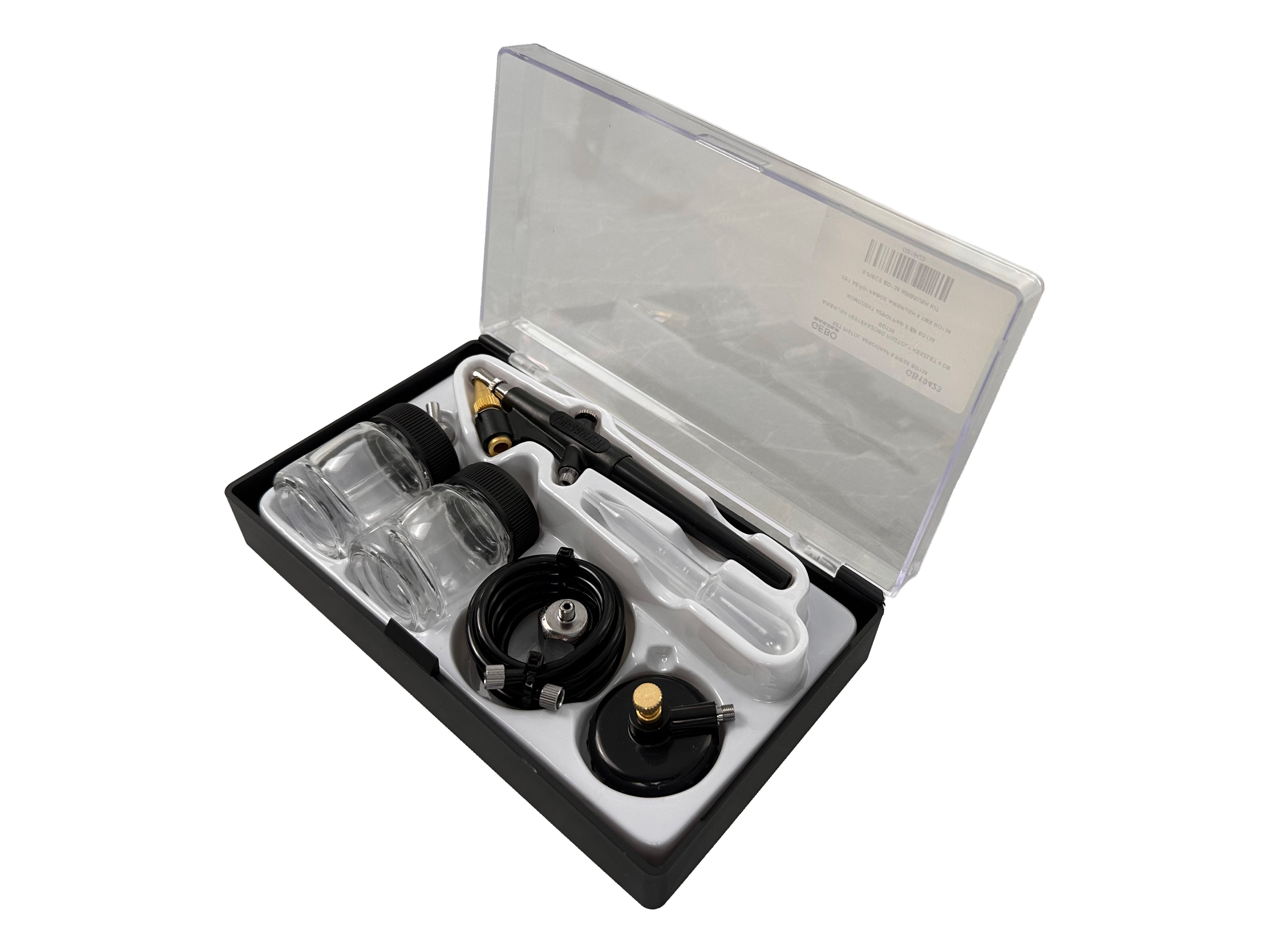 Σετ Αερογράφος Airbrush BD138 6Τμχ GEBO TOOLS
