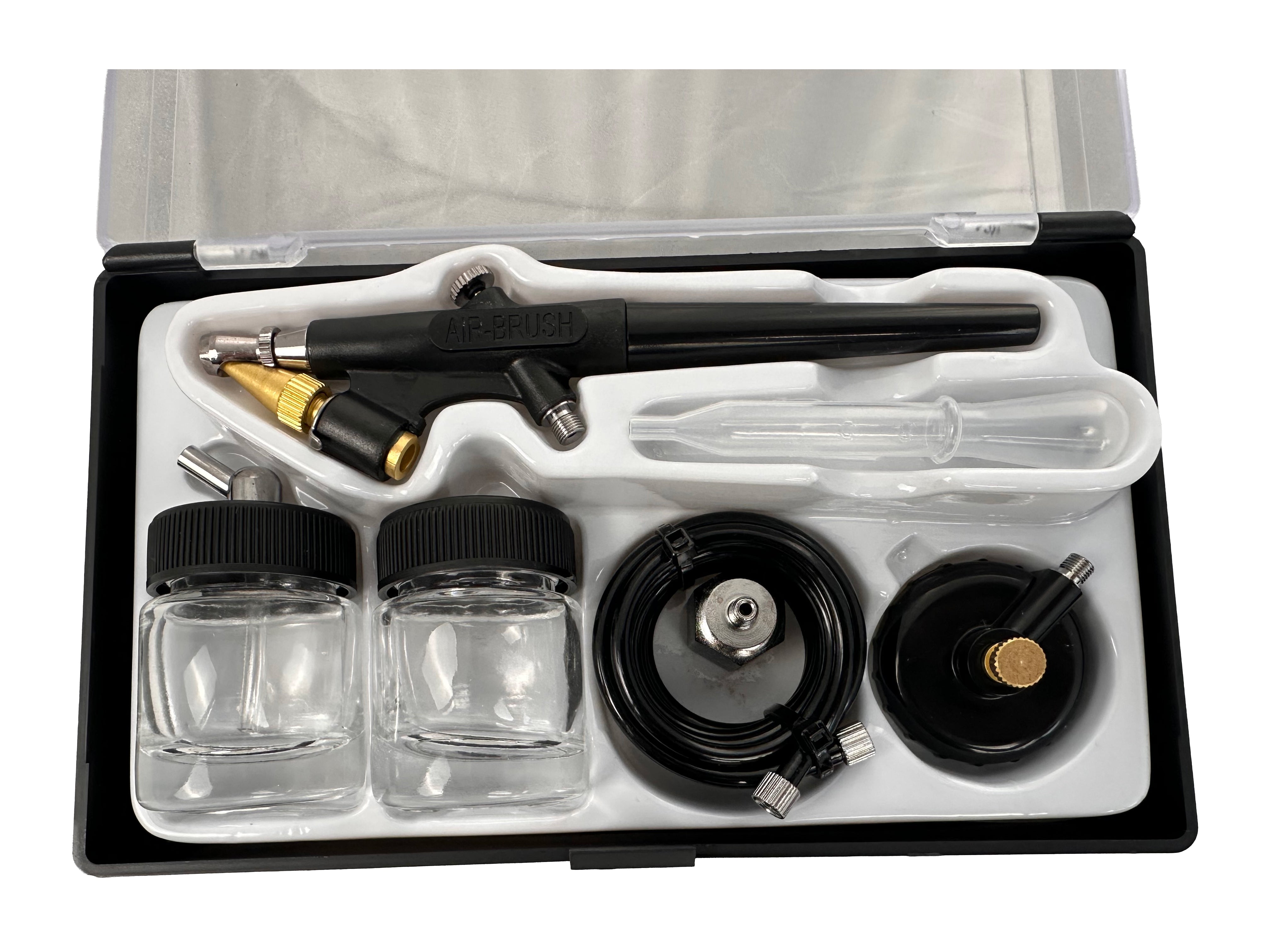 Σετ Αερογράφος Airbrush BD138 6Τμχ GEBO TOOLS