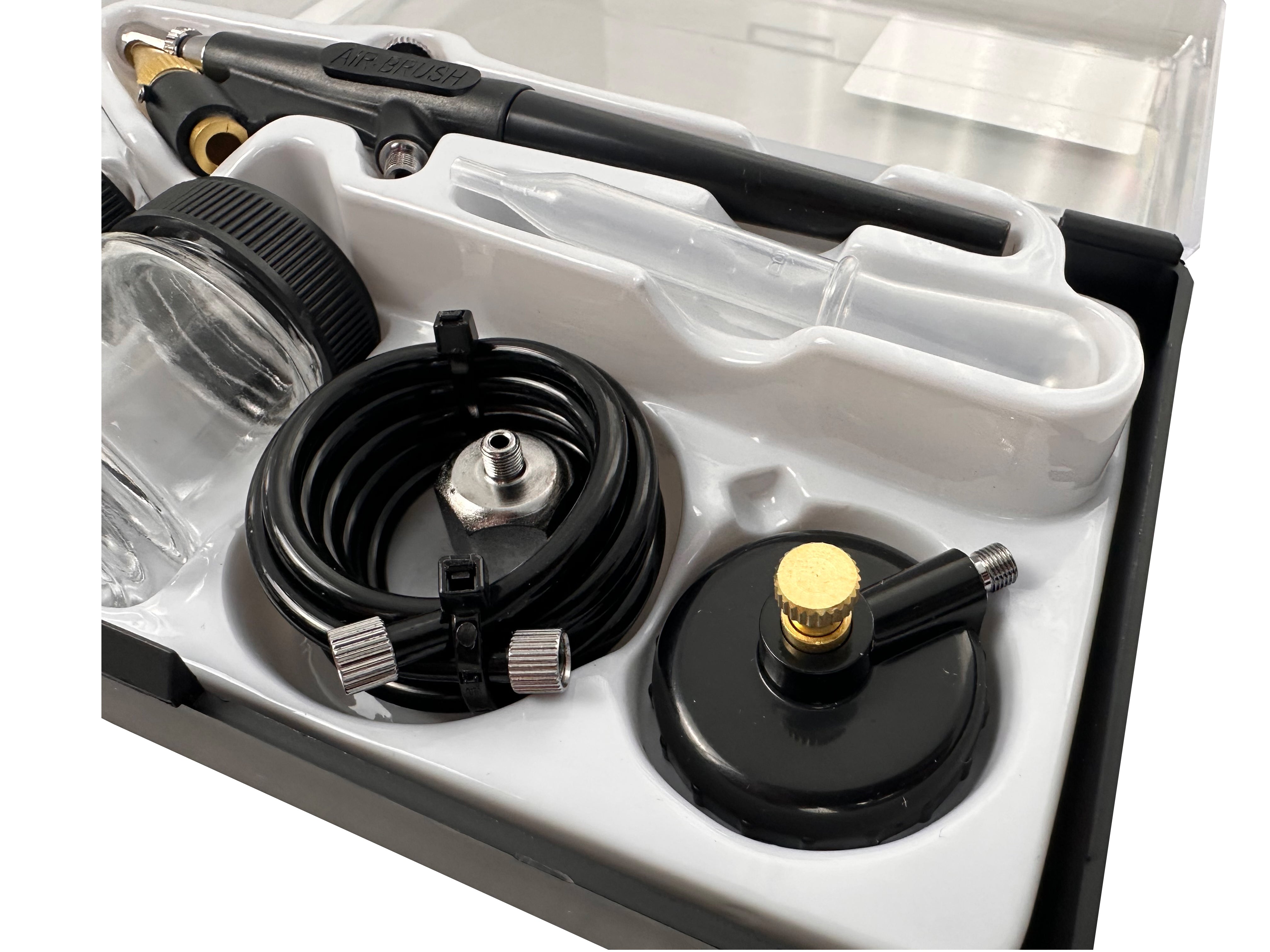 Σετ Αερογράφος Airbrush BD138 6Τμχ GEBO TOOLS
