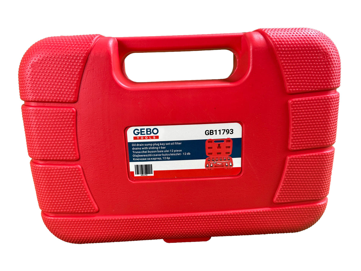 Σετ Καρυδάκια Κάρτερ Λαδιού 12 Τμχ GEBO TOOLS
