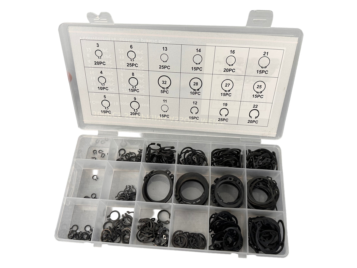 Σετ Εξωτερικές Ασφάλειες Seeger 300Τμχ GEBO TOOLS