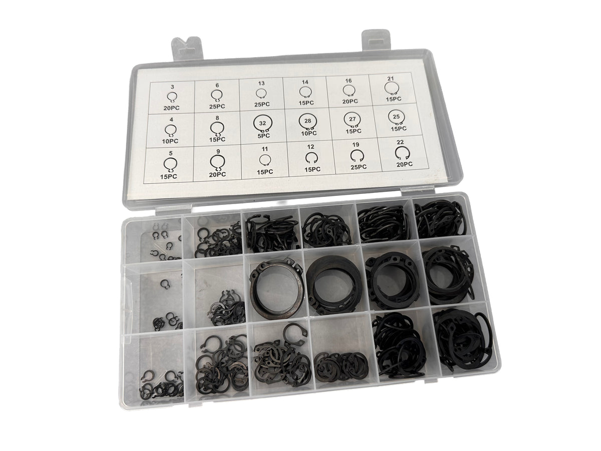 Σετ Εξωτερικές Ασφάλειες Seeger 300Τμχ GEBO TOOLS