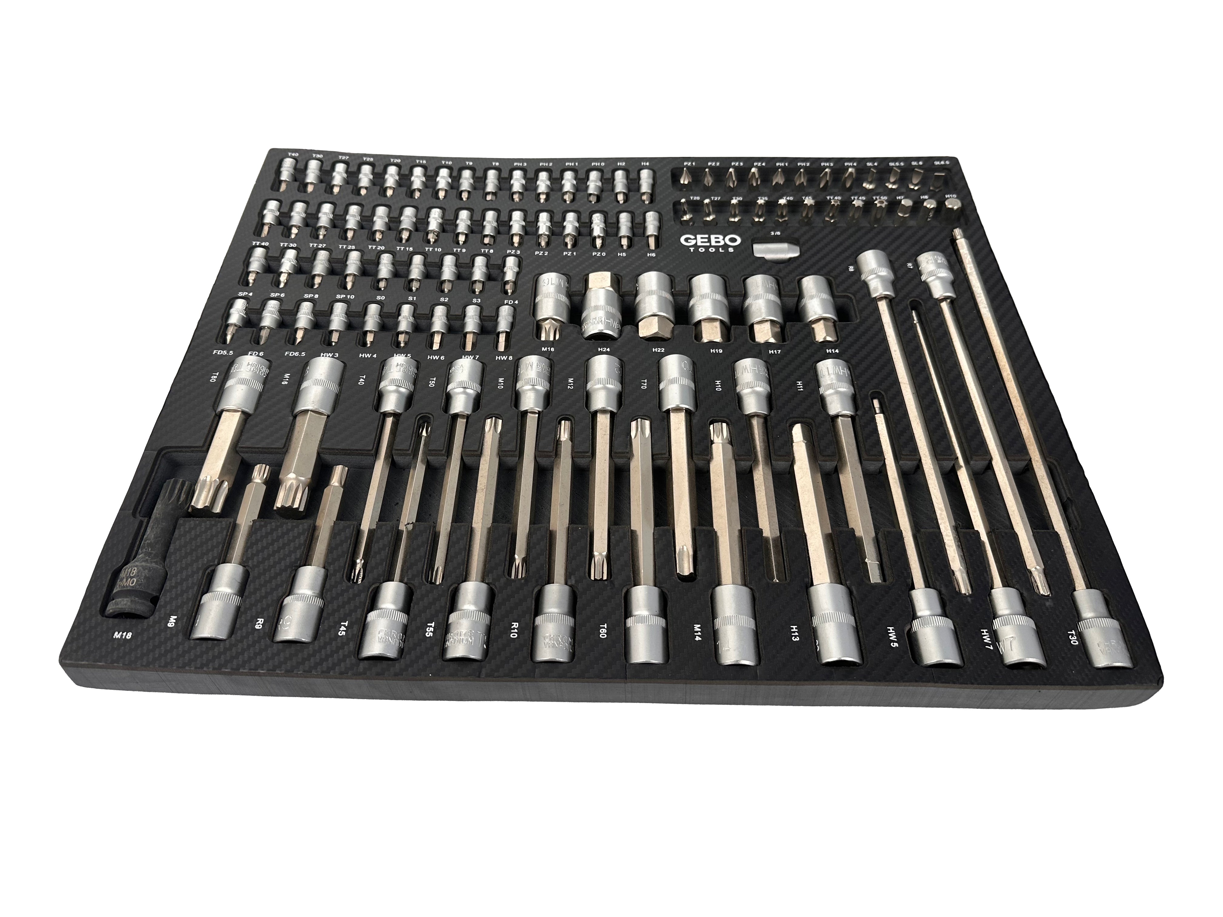 Σετ Εργαλειοθήκης Με Μύτες 101Τμχ GEBO TOOLS