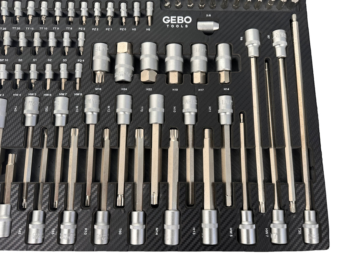 Σετ Εργαλειοθήκης Με Μύτες 101Τμχ GEBO TOOLS