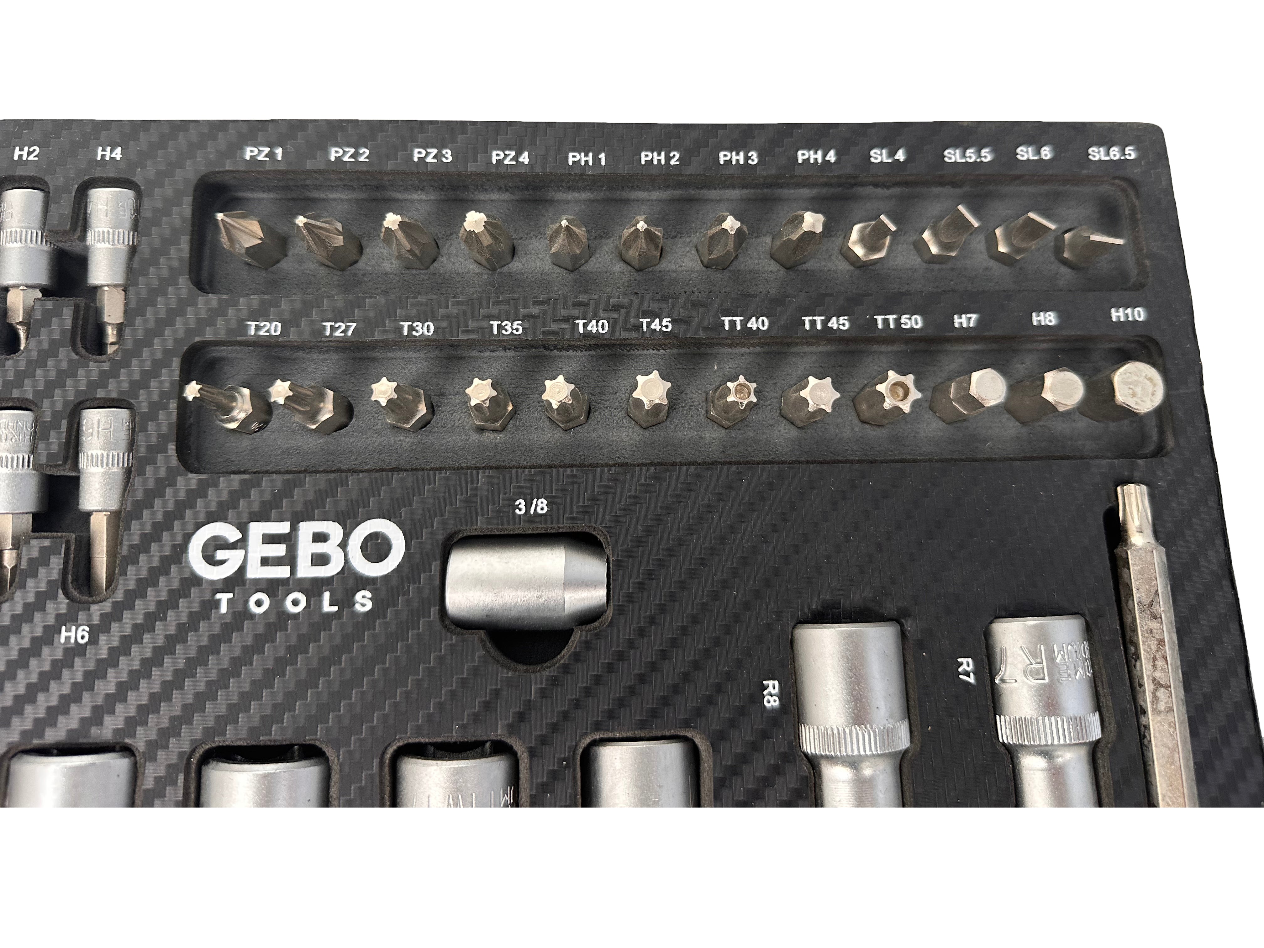 Σετ Εργαλειοθήκης Με Μύτες 101Τμχ GEBO TOOLS