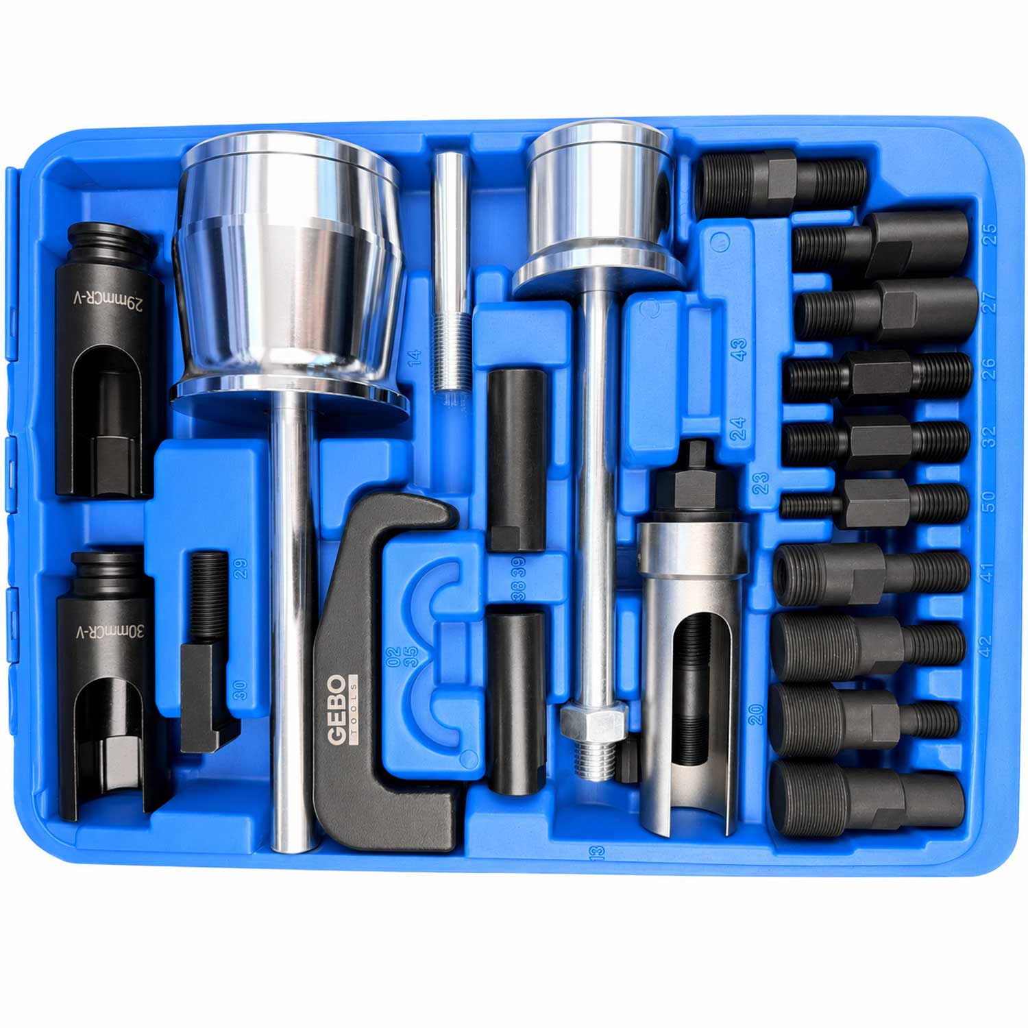 Σετ Εξολκέα Για Μπλοκαρισμένα Μπεκ Diesel 40 Τμχ GEBO TOOLS