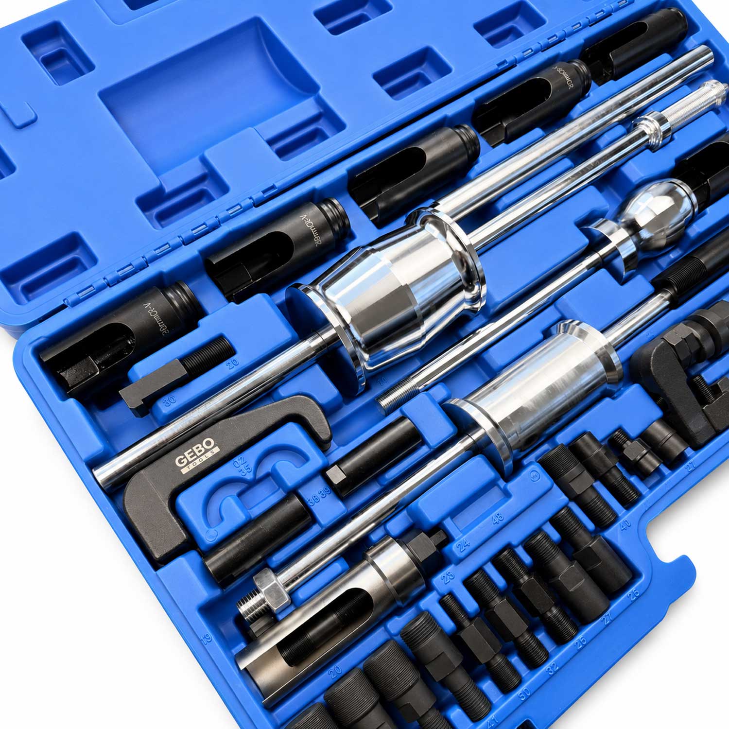 Σετ Εξολκέα Για Μπλοκαρισμένα Μπεκ Diesel 40 Τμχ GEBO TOOLS