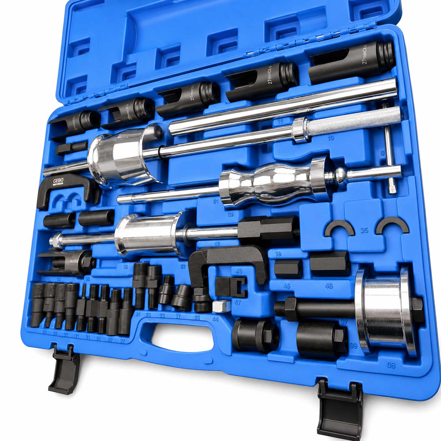 Σετ Εξολκέα Για Μπλοκαρισμένα Μπεκ Diesel 40 Τμχ GEBO TOOLS