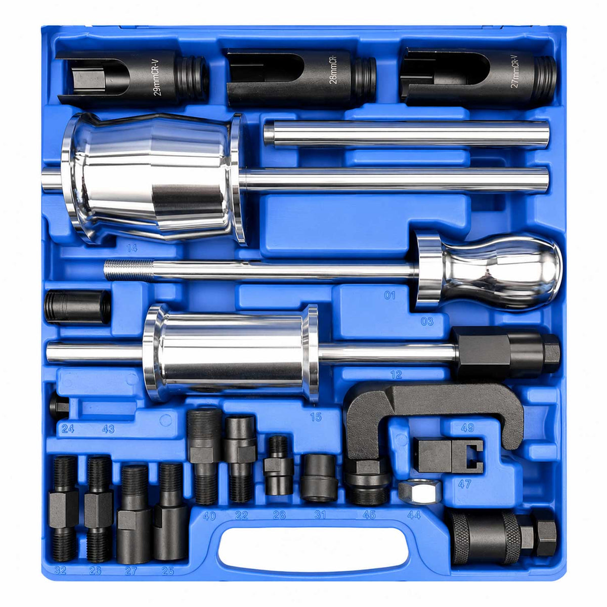 Σετ Εξολκέα Για Μπλοκαρισμένα Μπεκ Diesel 40 Τμχ GEBO TOOLS