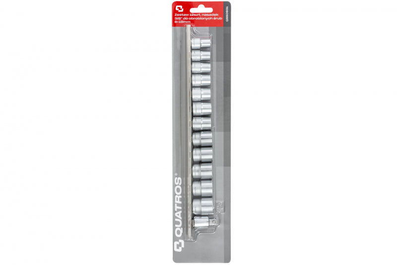 Σετ Καρυδάκια CR-V Για Φθαρμένες Βίδες 3/8" 8-19mm QUATROS