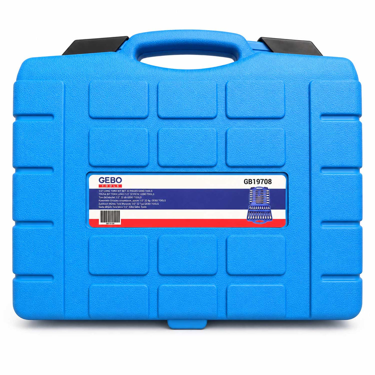 Σετ Καρυδάκια Με Μακριές Μύτες Torx 1/2" 32 Τμχ GEBO TOOLS
