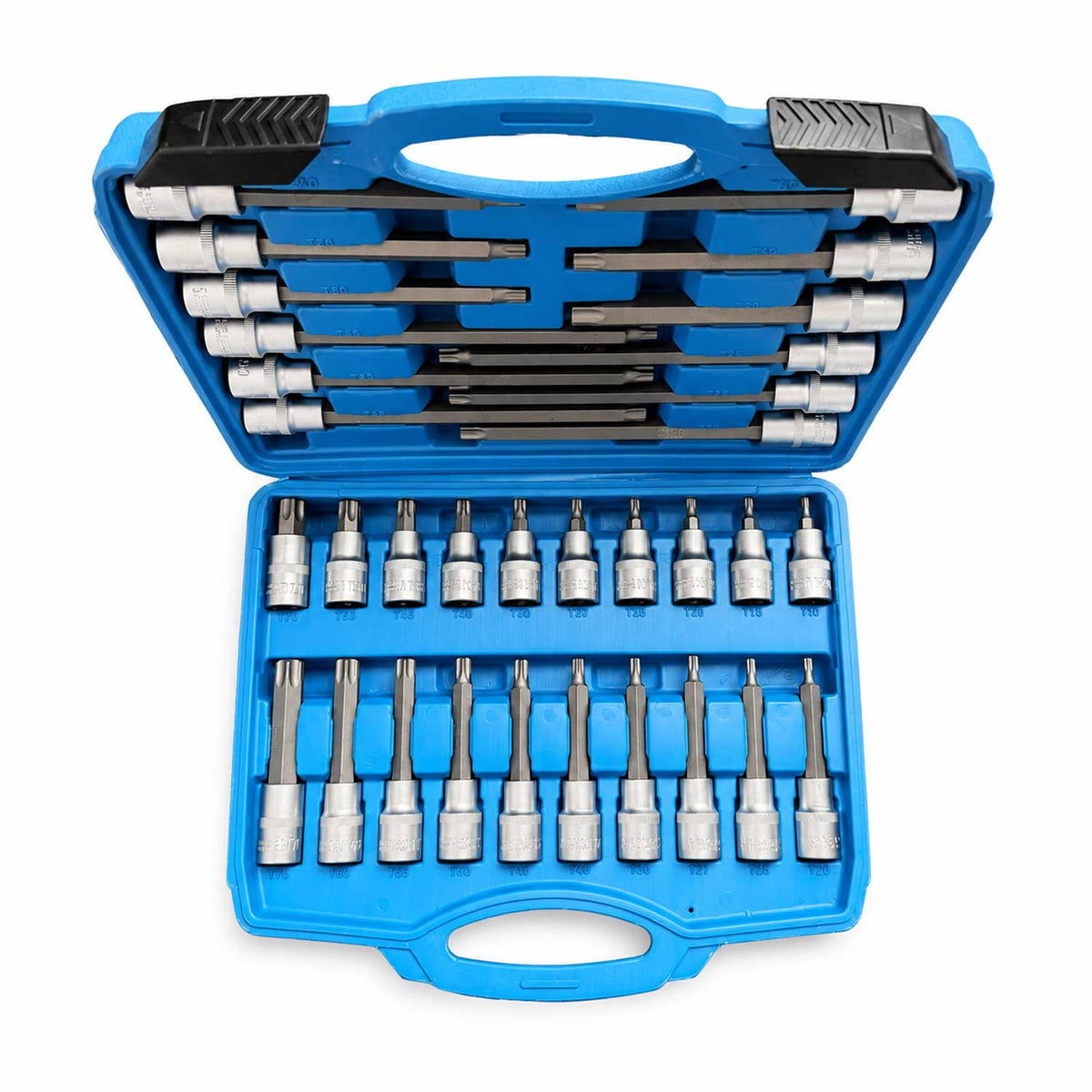 Σετ Καρυδάκια Με Μακριές Μύτες Torx 1/2" 32 Τμχ GEBO TOOLS