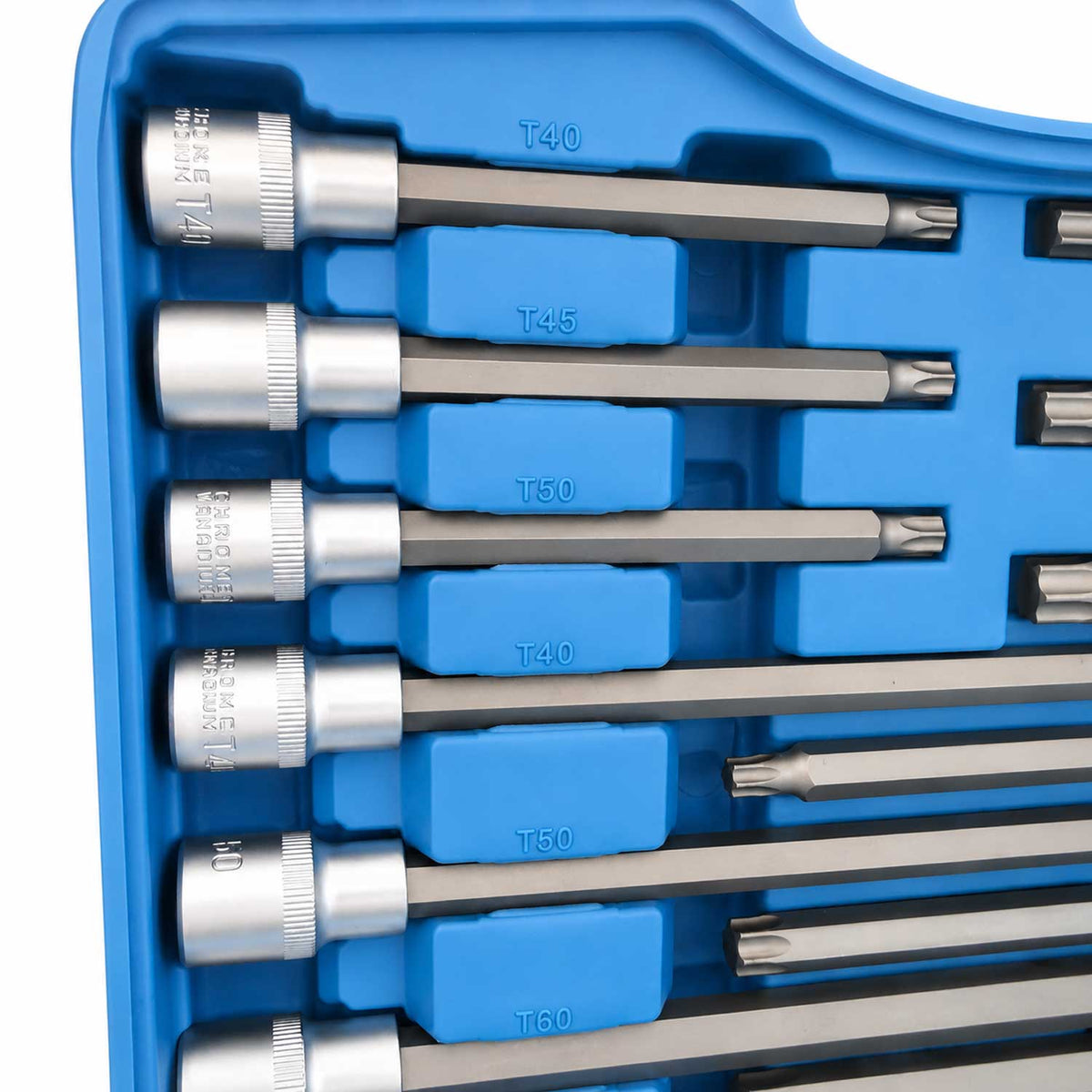 Σετ Καρυδάκια Με Μακριές Μύτες Torx 1/2" 32 Τμχ GEBO TOOLS