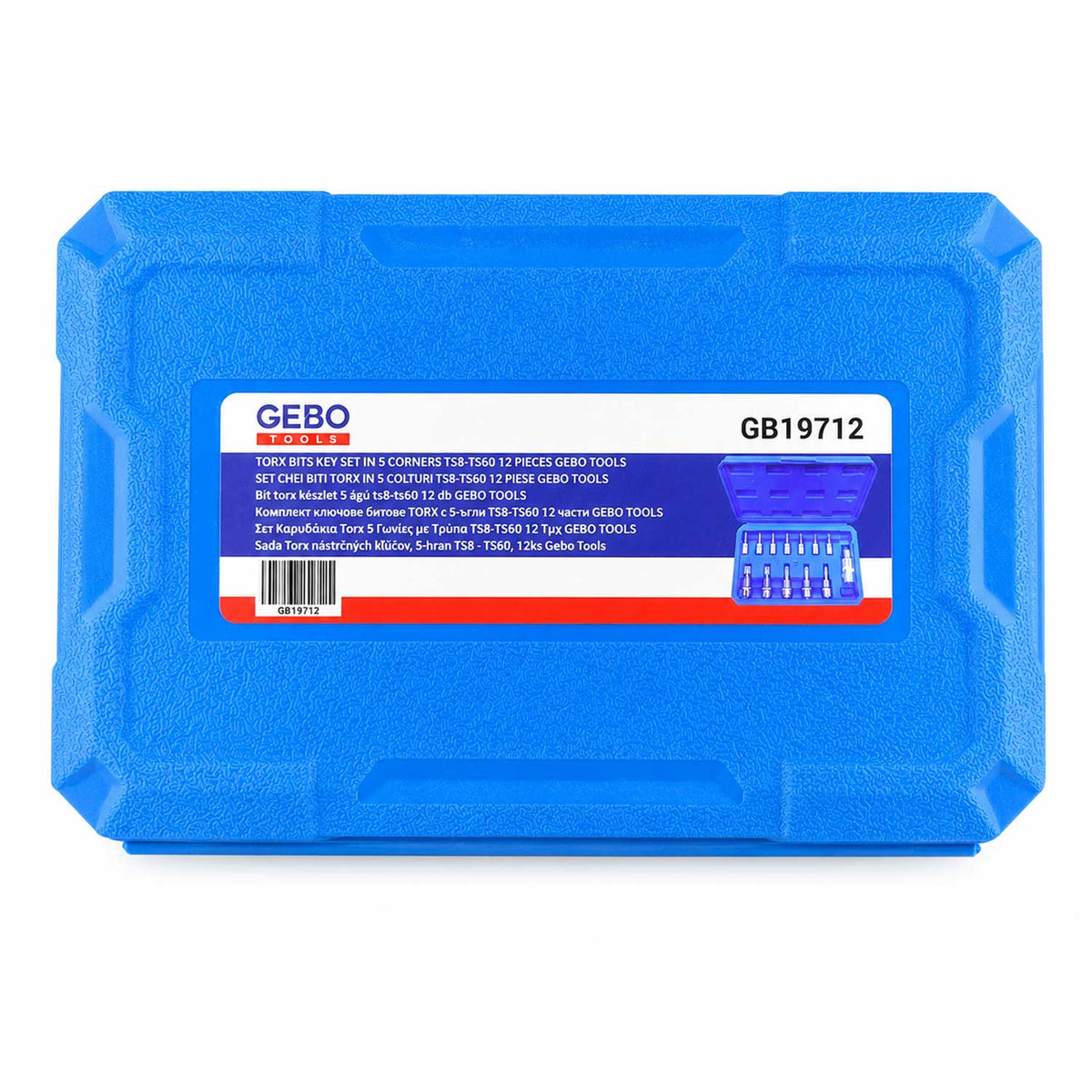 Σετ Καρυδάκια Με Μύτες Torx TS8-TS60 12 Τμχ GEBO TOOLS