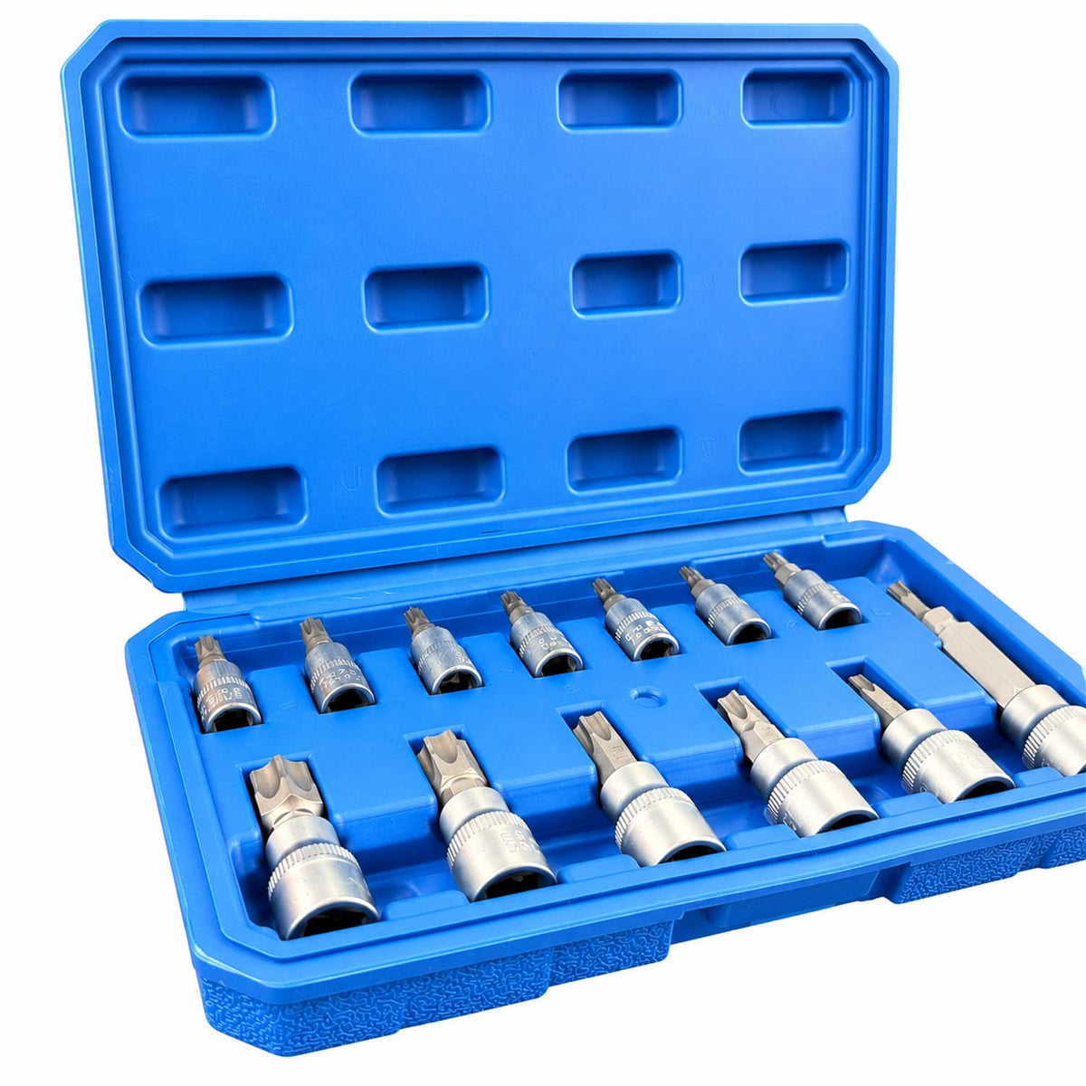 Σετ Καρυδάκια Με Μύτες Torx 5 Πλευρών TS8-TS60 12 Τμχ GEBO TOOLS