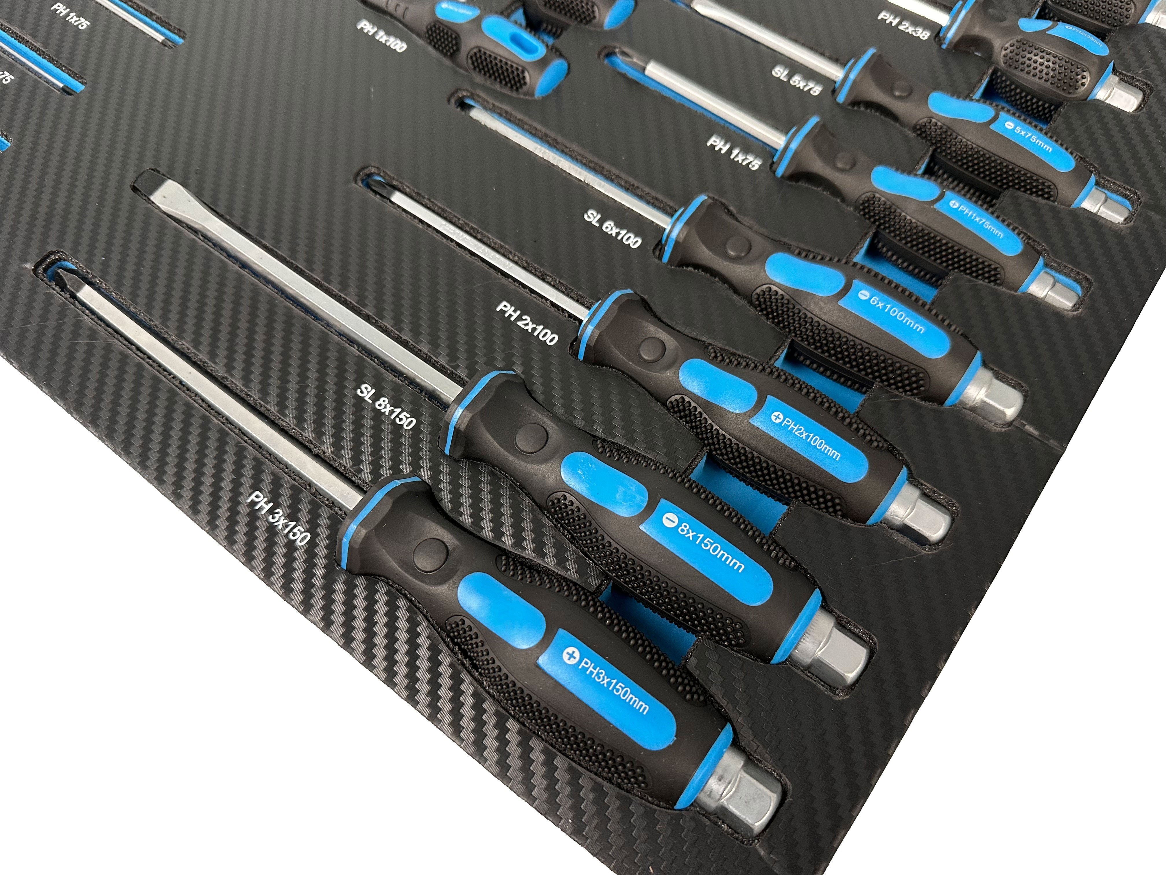 Σετ Κατσαβίδια Με Παξιμάδια Ροπής 21 Τμχ GEBO TOOLS