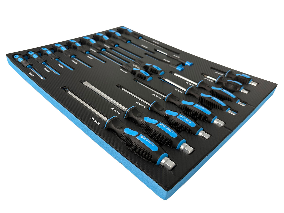 Σετ Κατσαβίδια Με Παξιμάδια Ροπής 21 Τμχ GEBO TOOLS