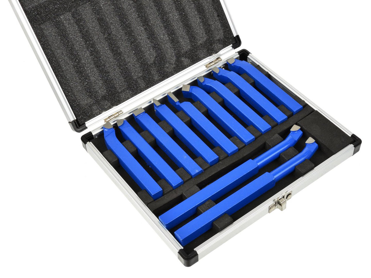 Σετ Κοπτικά Τόρνου 10x10mm Με Καρβίδιο 11Τμχ GEKO