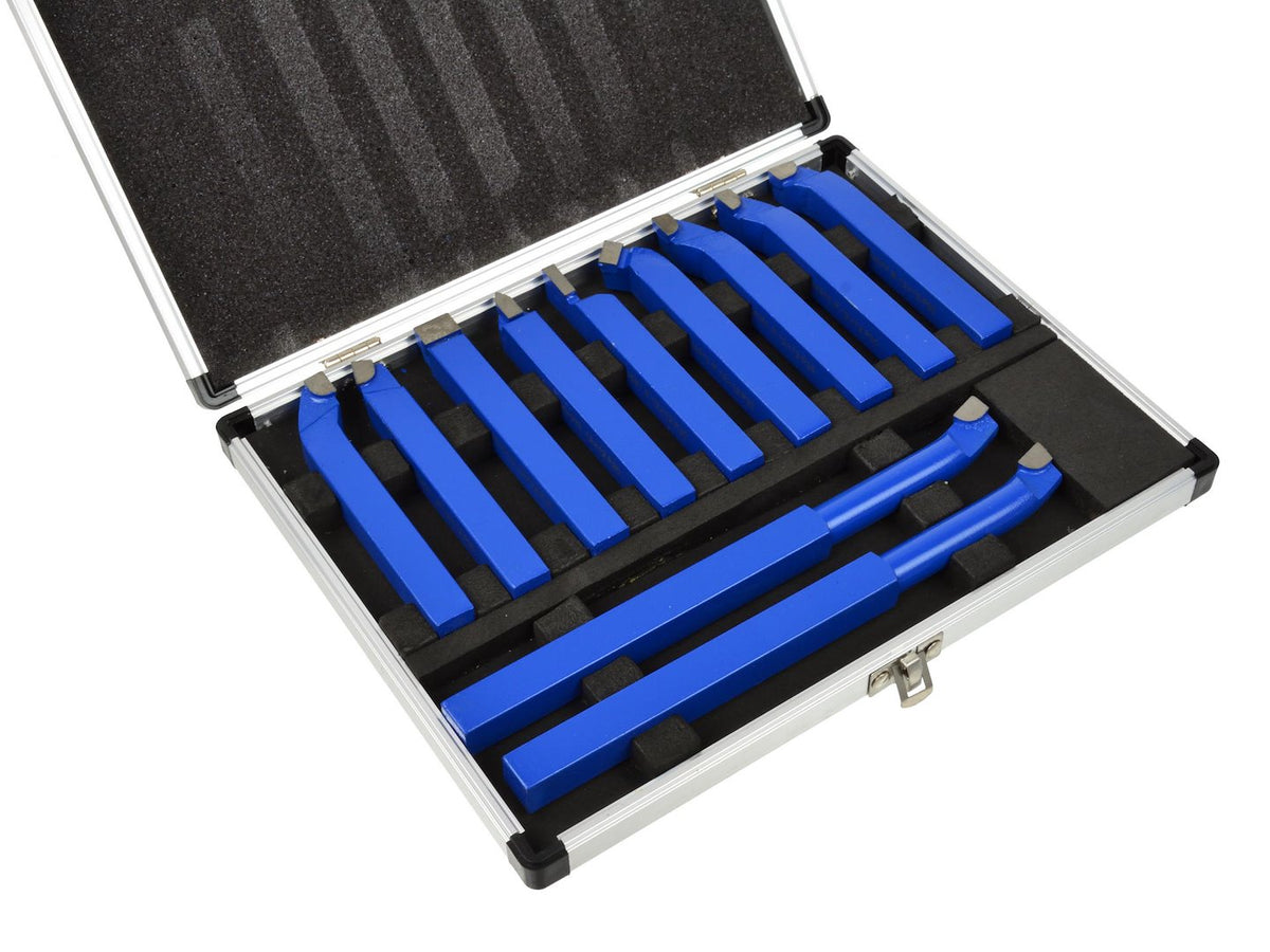 Σετ Κοπτικά Τόρνου 12x12mm Με Καρβίδιο 11Τμχ GEKO