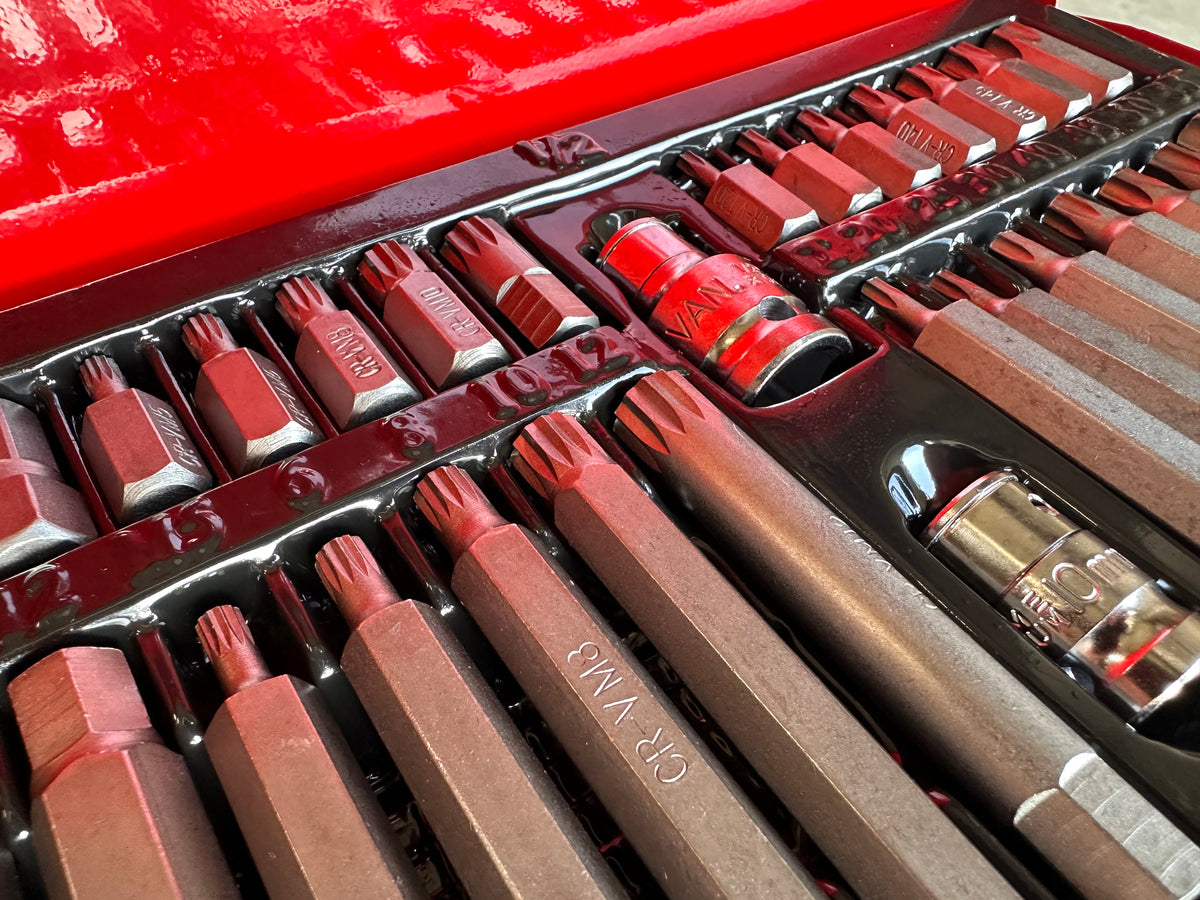 Σετ Μύτες Άλλεν Torx XZN HEX SPLINE Σε Μεταλλική Κασετίνα 40Τμχ GEBO TOOLS