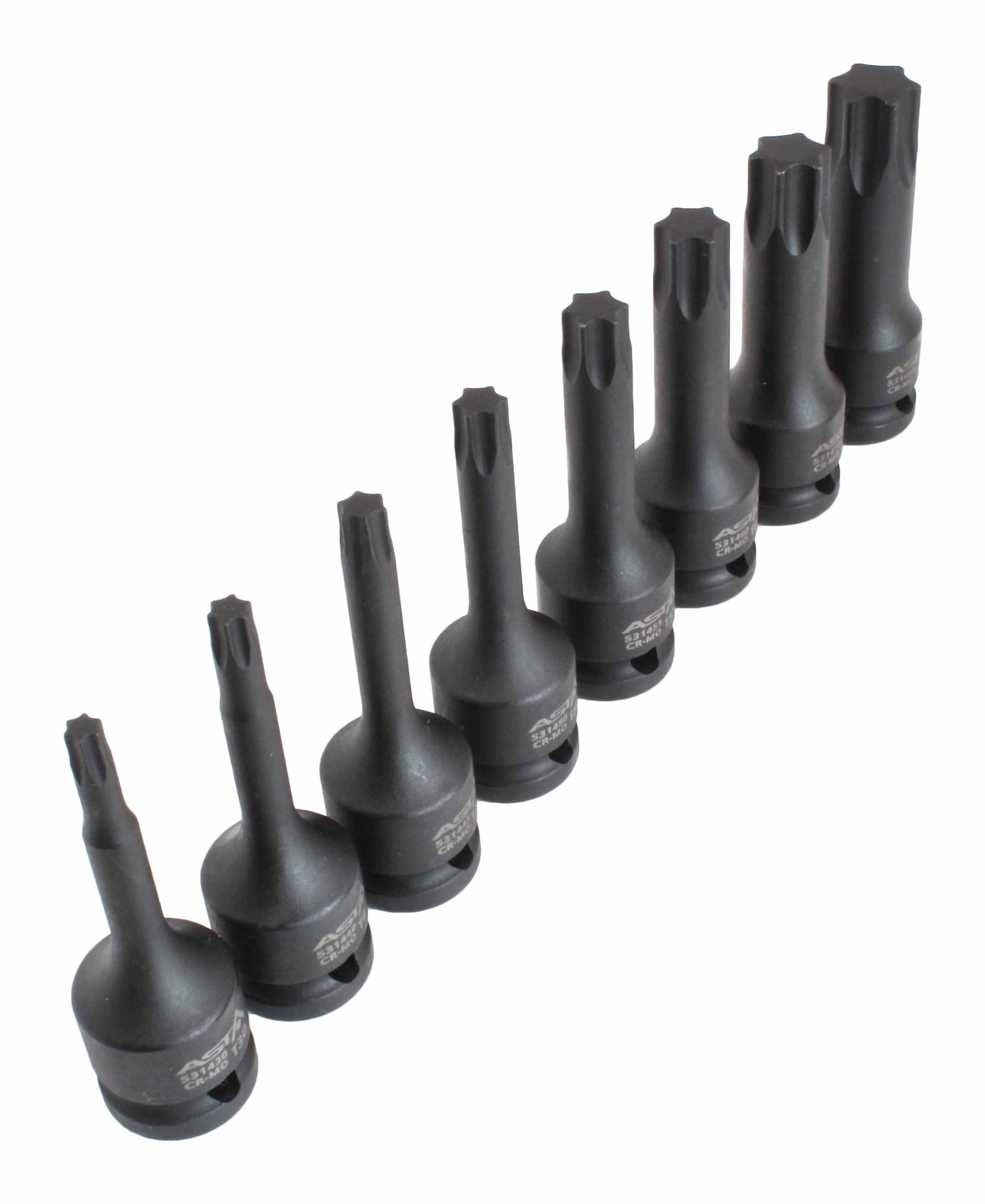 Σετ Μύτες Torx 1/2'' Κρούσης T30-T80 8 Τεμάχια